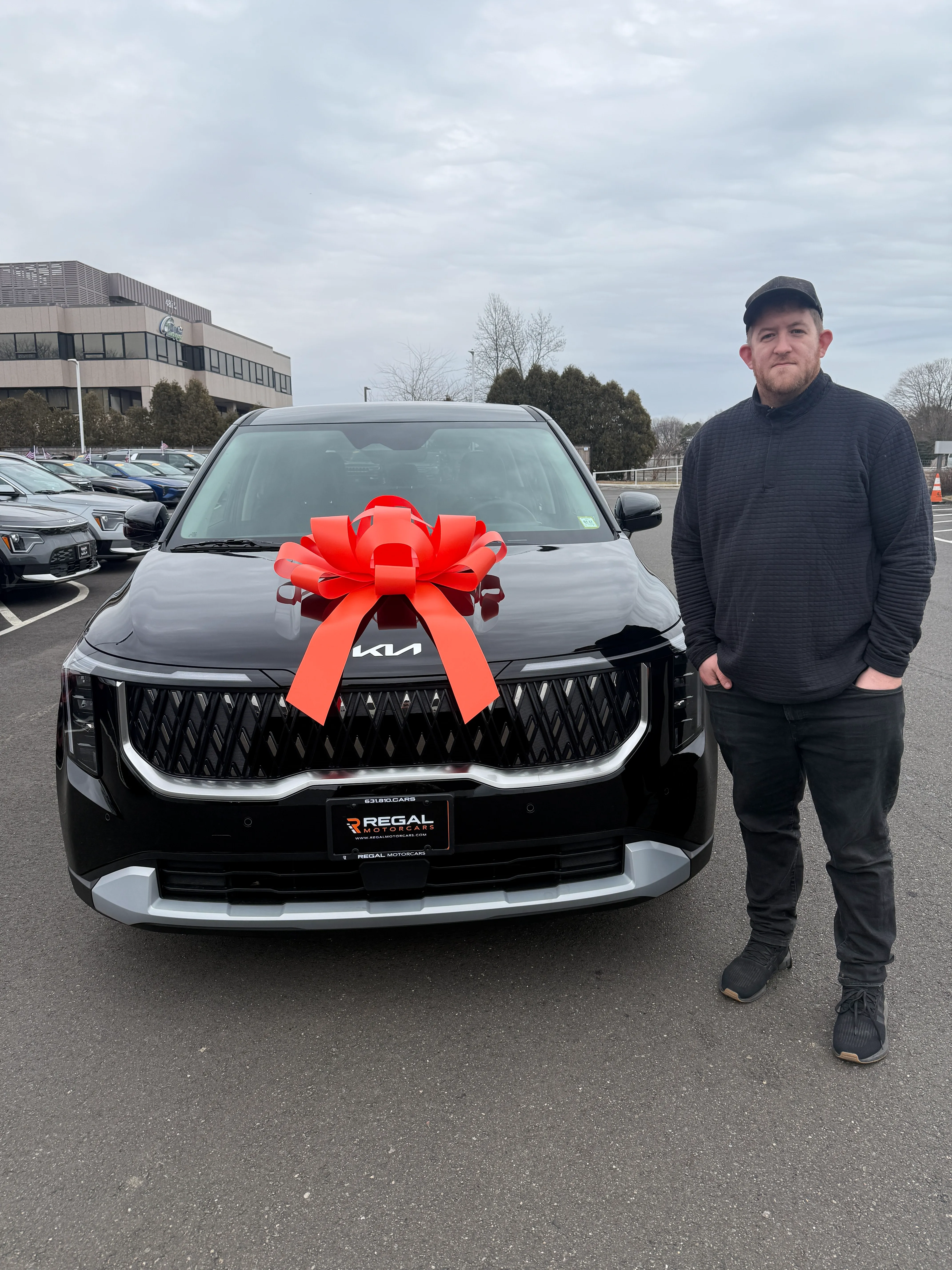 Happy customer delivery