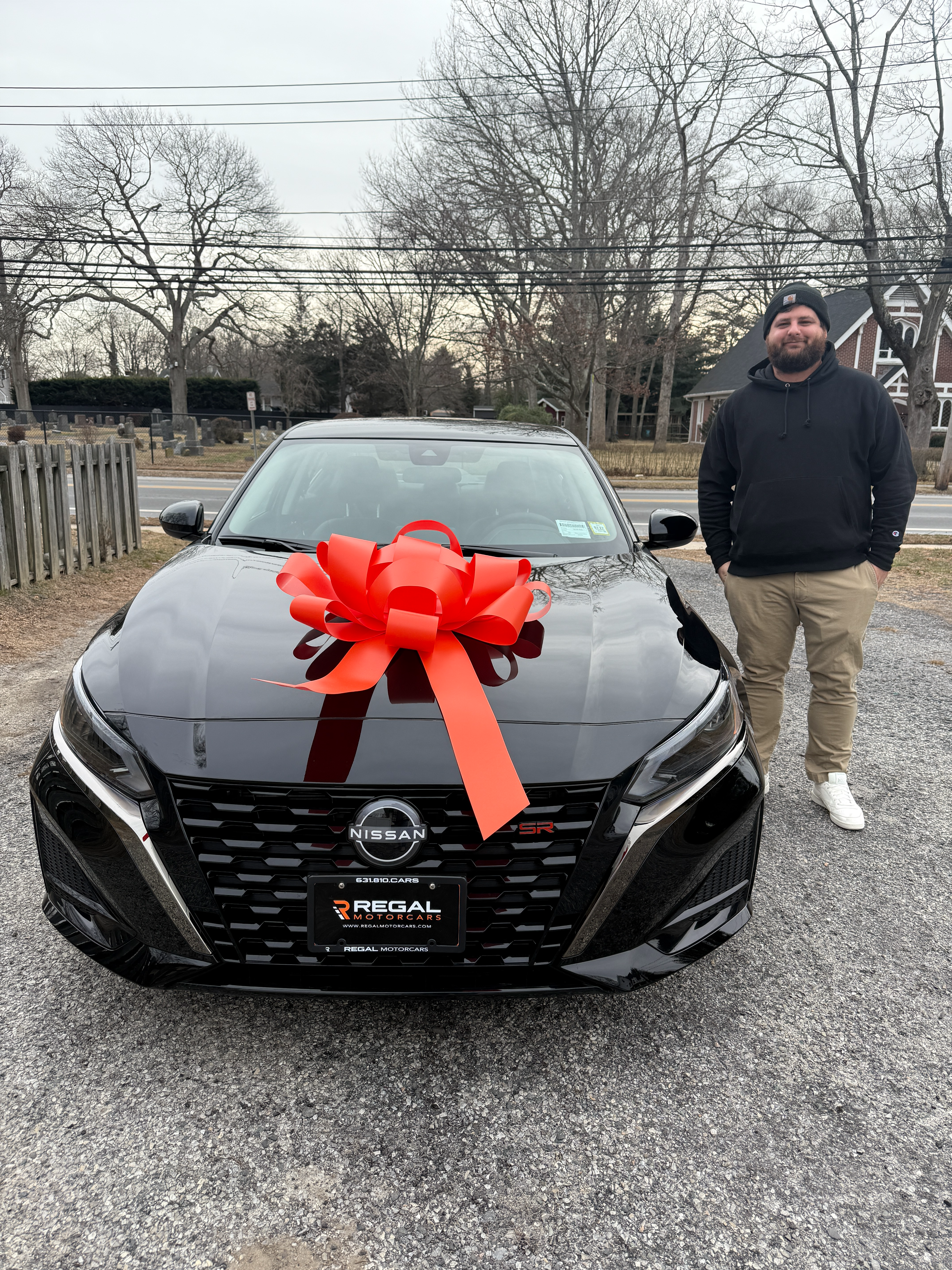 Happy customer delivery