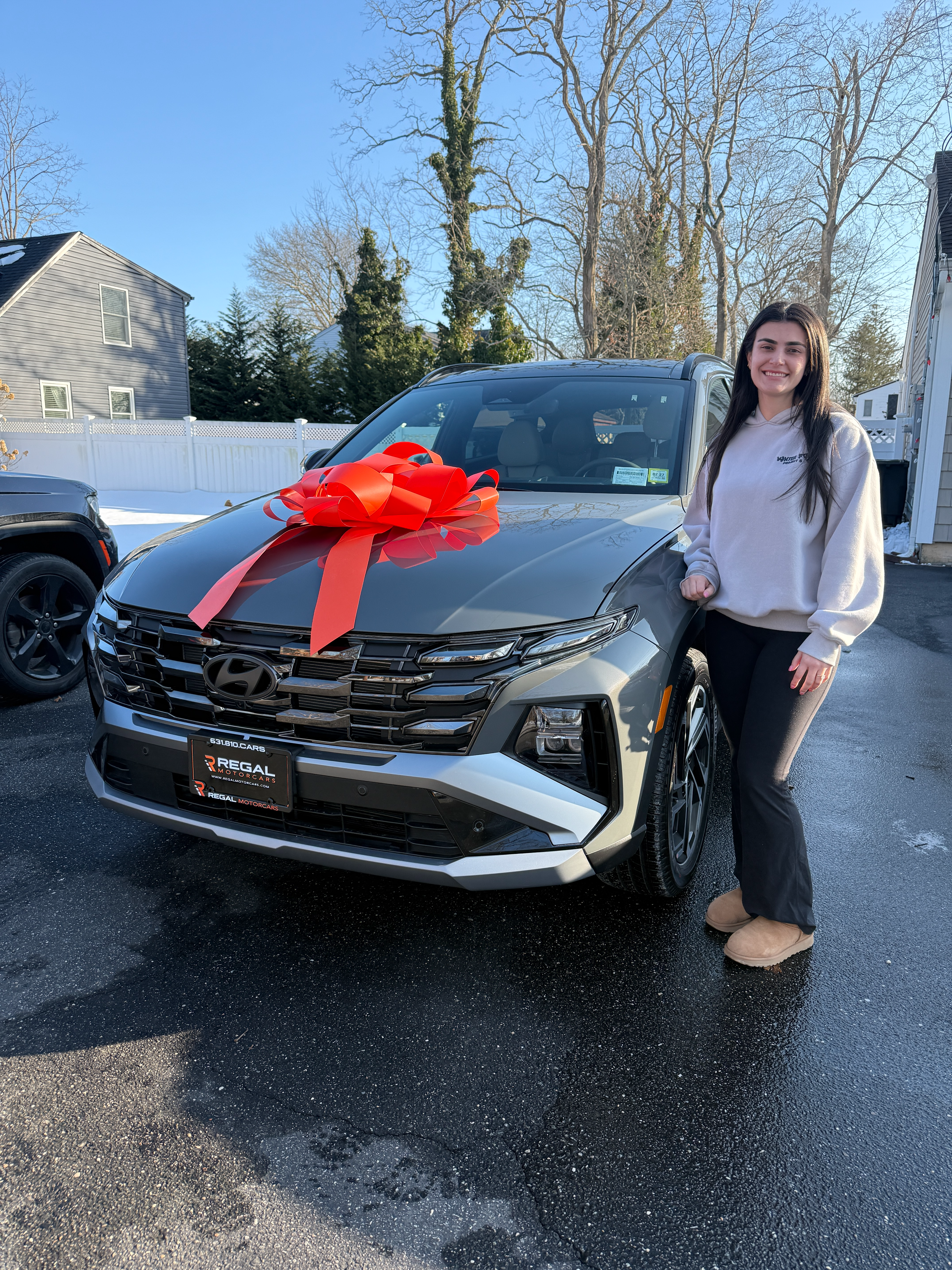 Happy customer delivery