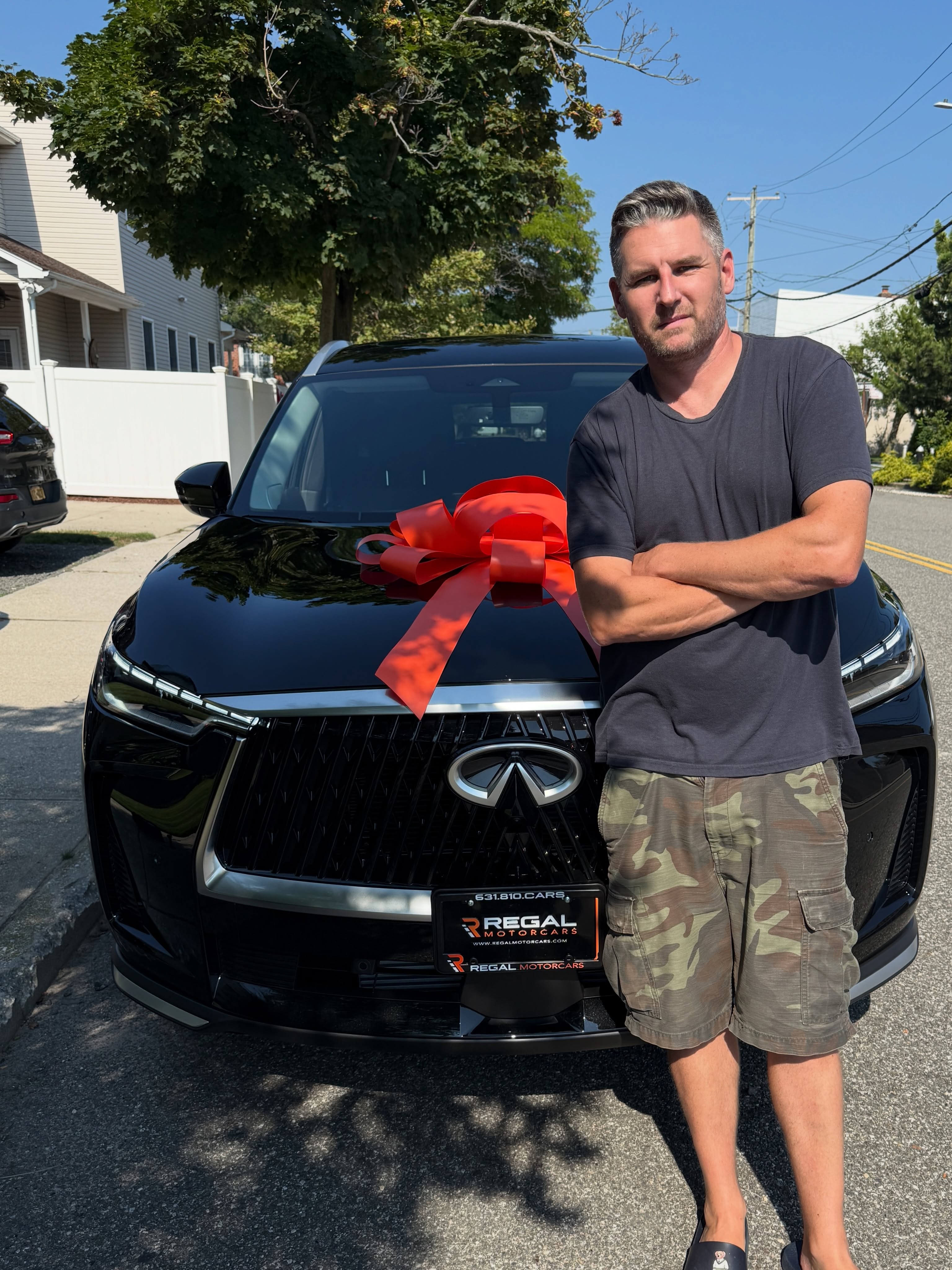 2026 INFINITI QX60 leased through Regal Motorcars and delivered on Long Island