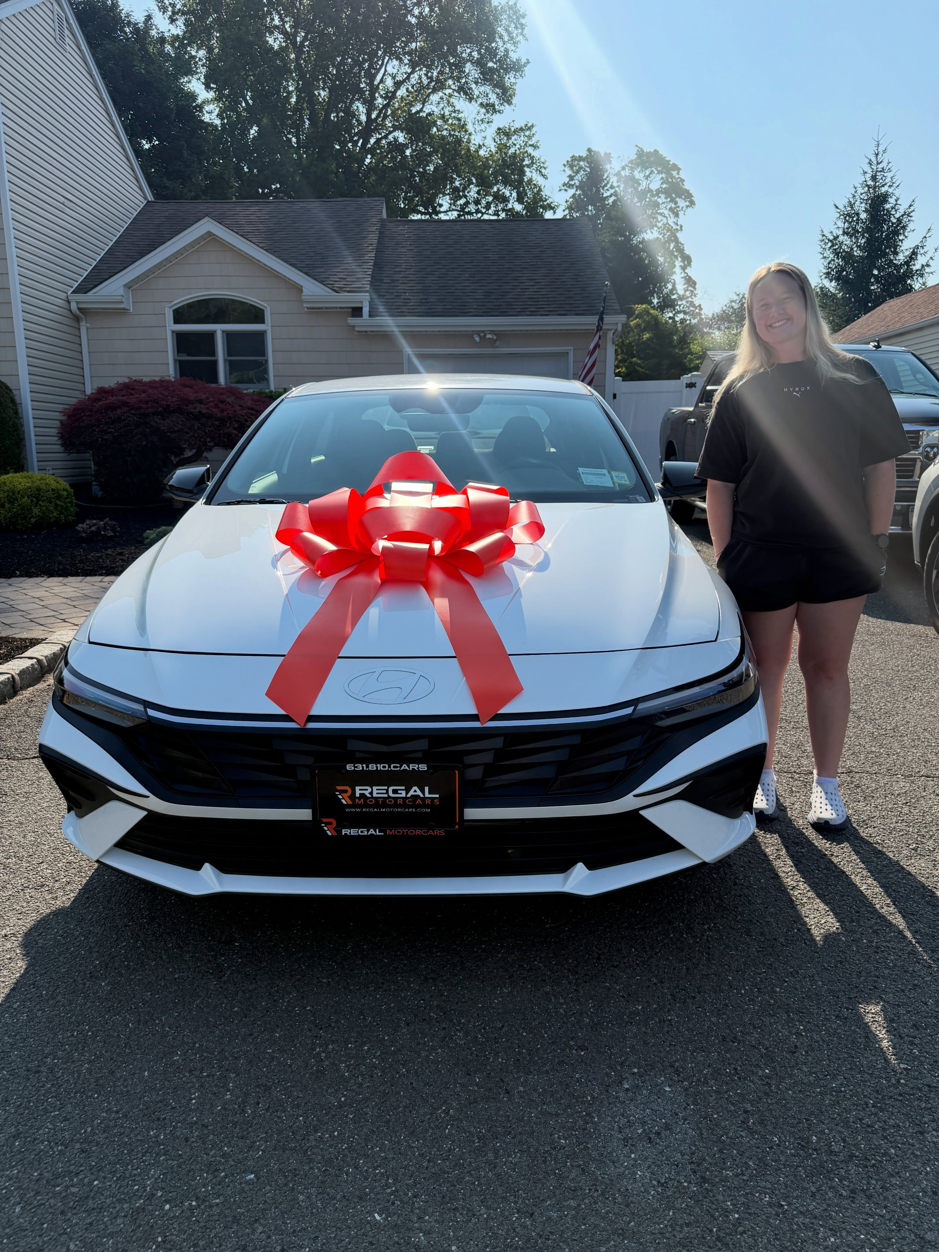 2026 Hyundai Elantra leased through Regal Motorcars and delivered on Long Island