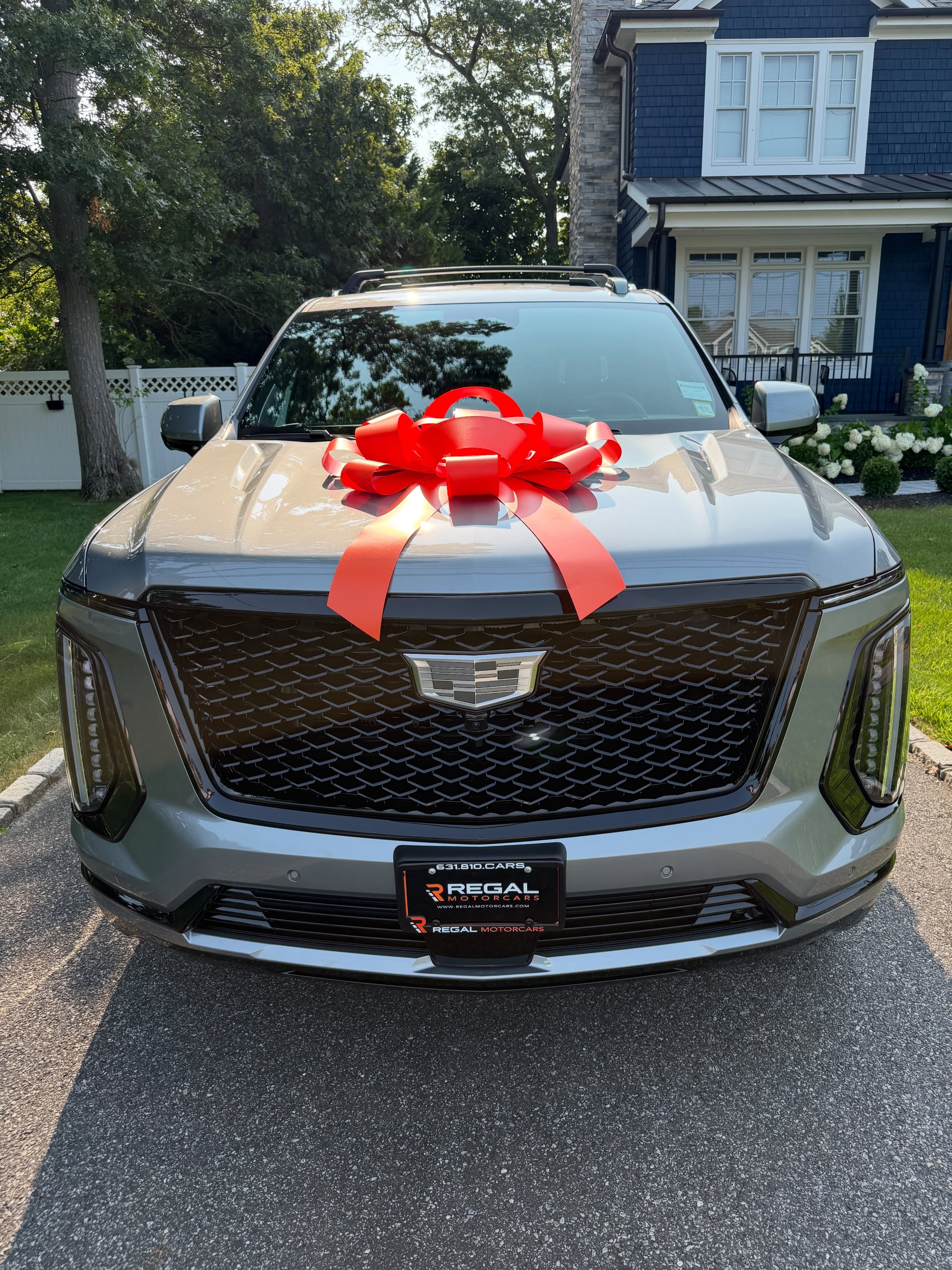 2026 Cadillac Escalade leased through Regal Motorcars and delivered on Long Island