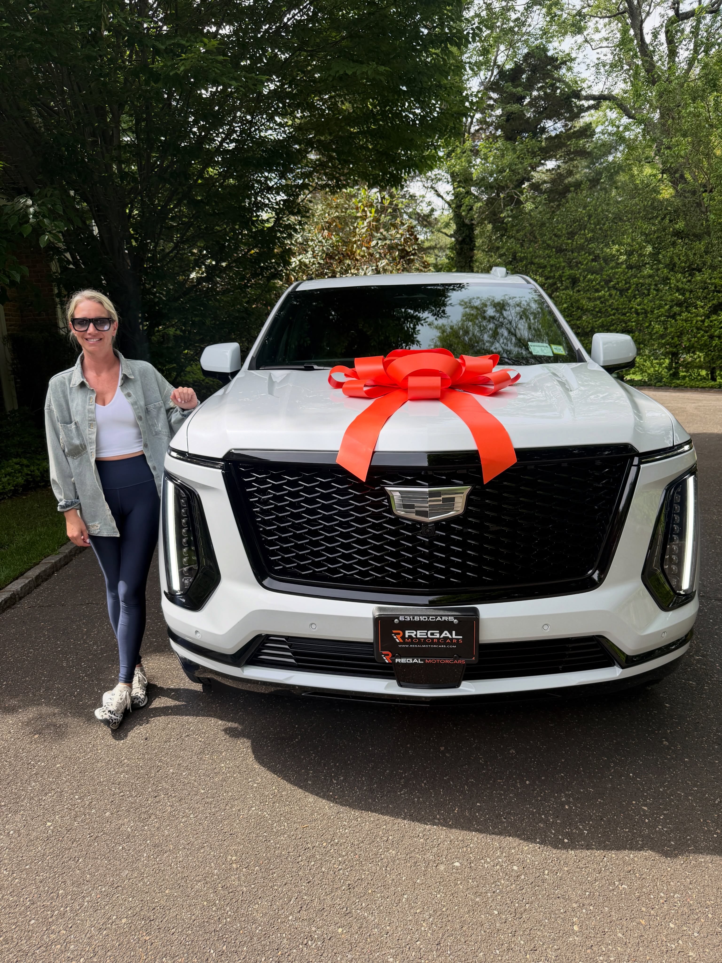 2026 Cadillac Escalade leased through Regal Motorcars and delivered on Long Island