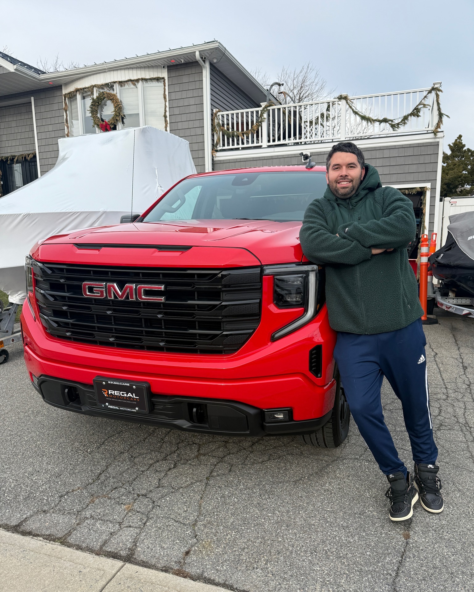 2026 GMC Sierra 1500 leased through Regal Motorcars and delivered on Long Island