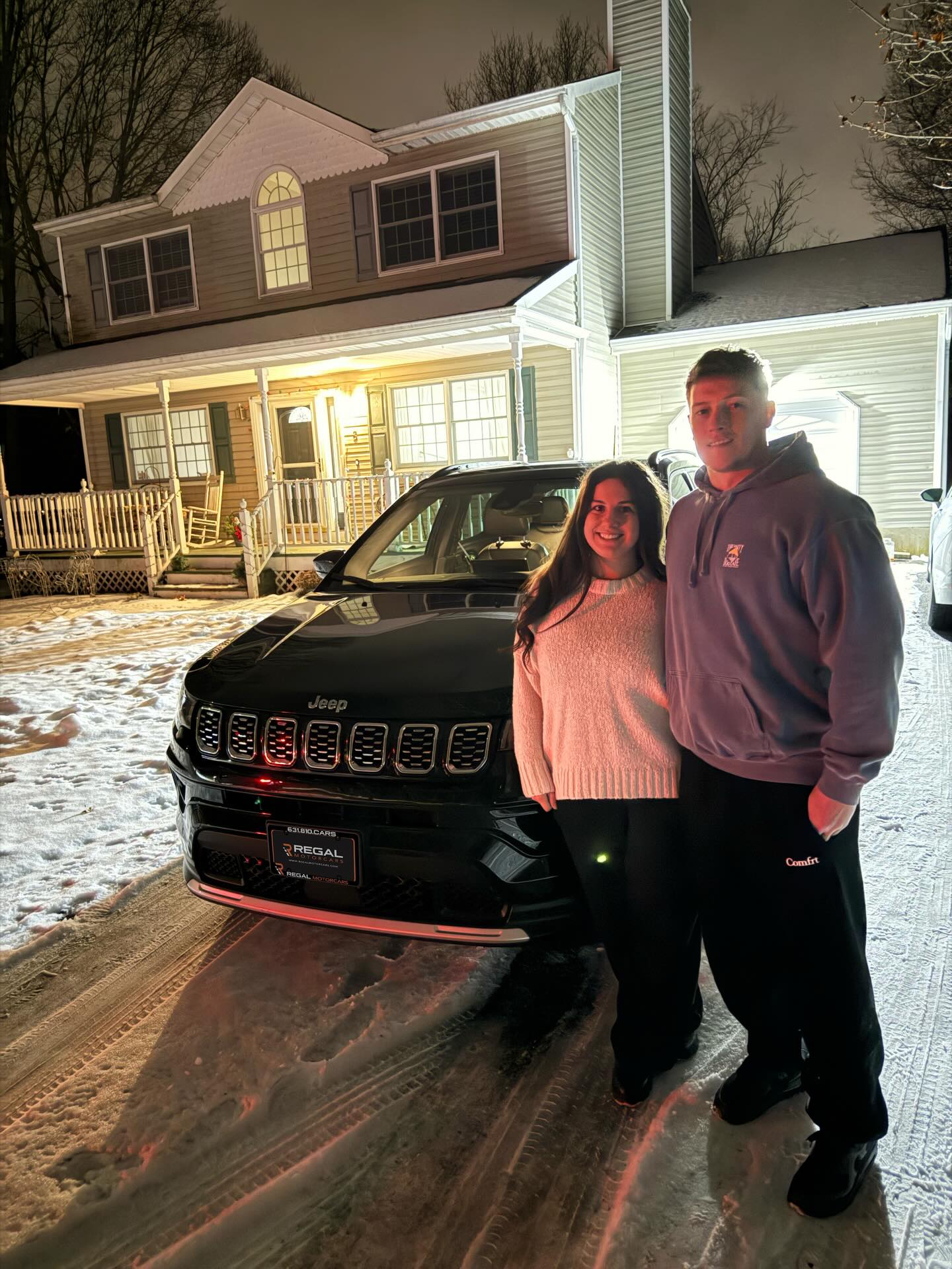 2026 Jeep Compass leased through Regal Motorcars and delivered on Long Island