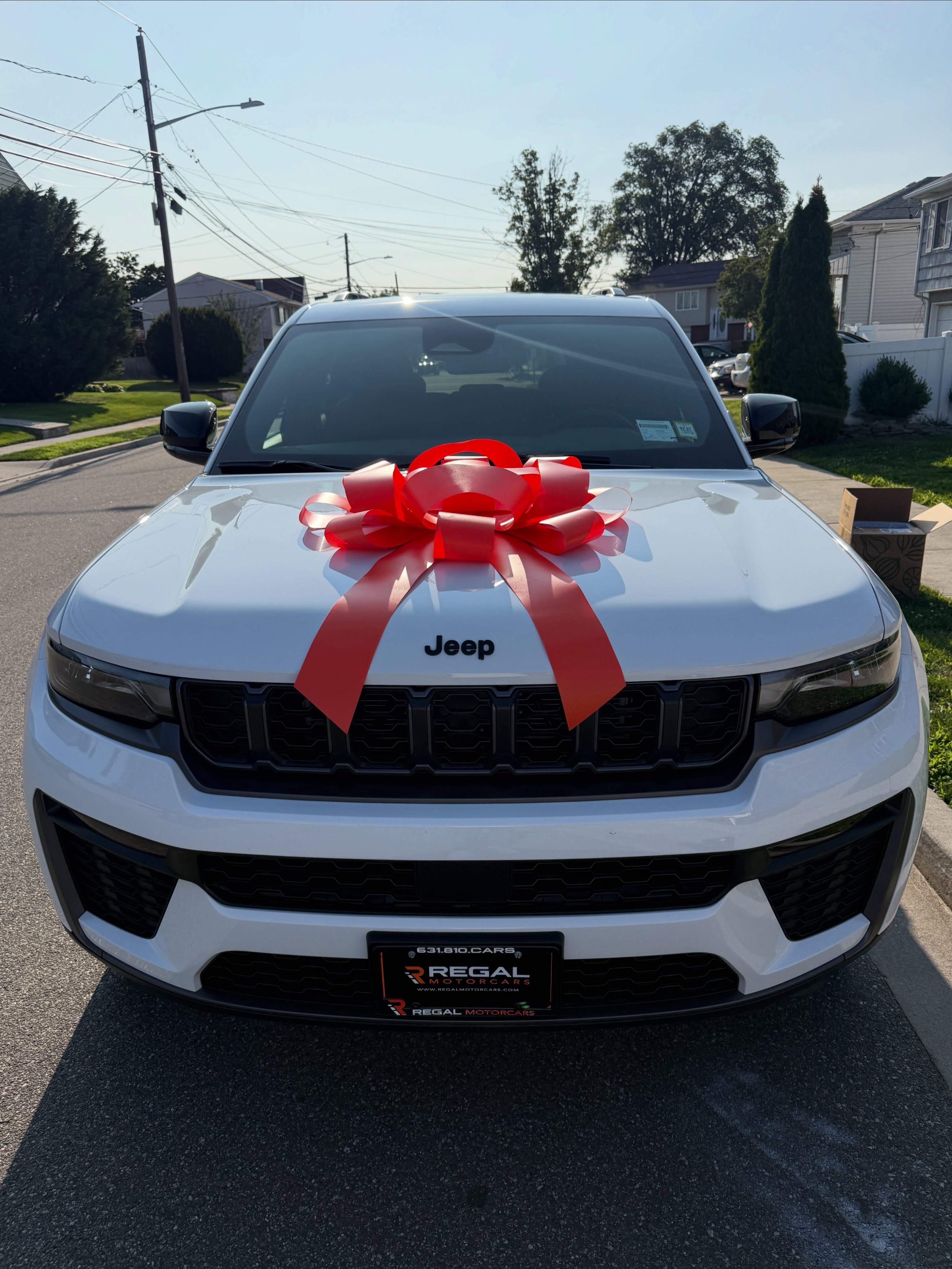 2026 Jeep Grand Cherokee leased through Regal Motorcars and delivered on Long Island