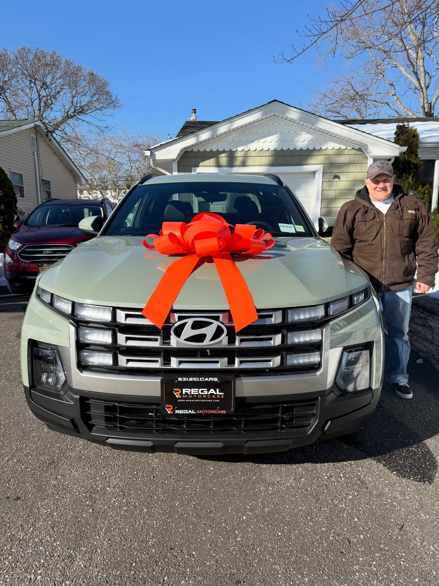 2026 Hyundai Santa Cruz leased through Regal Motorcars and delivered on Long Island