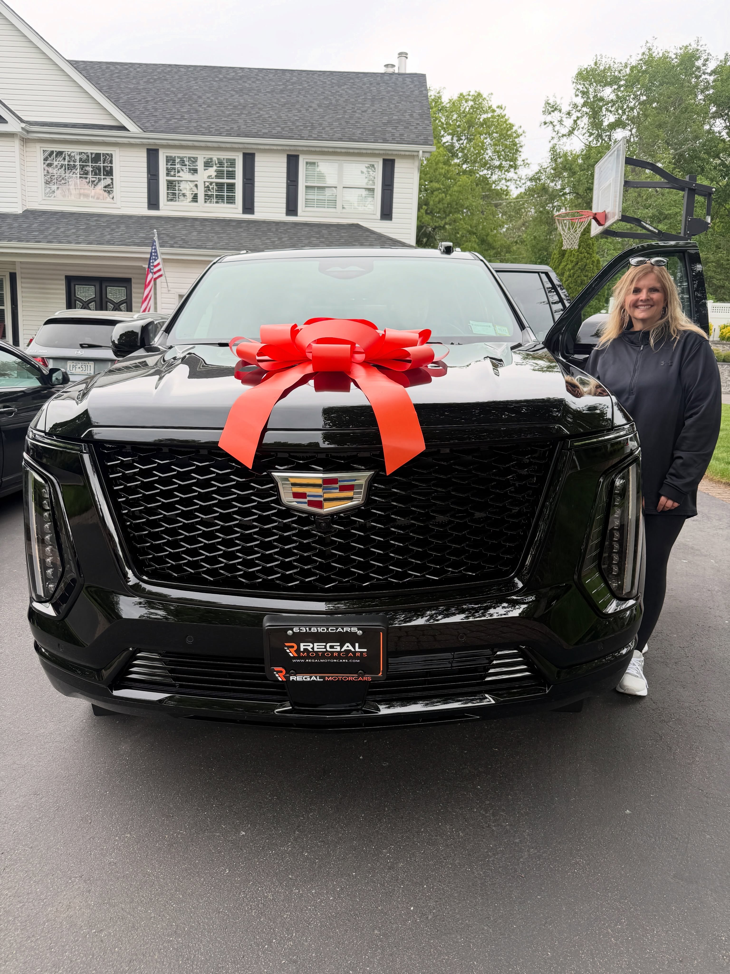 2026 Cadillac Escalade leased through Regal Motorcars and delivered on Long Island