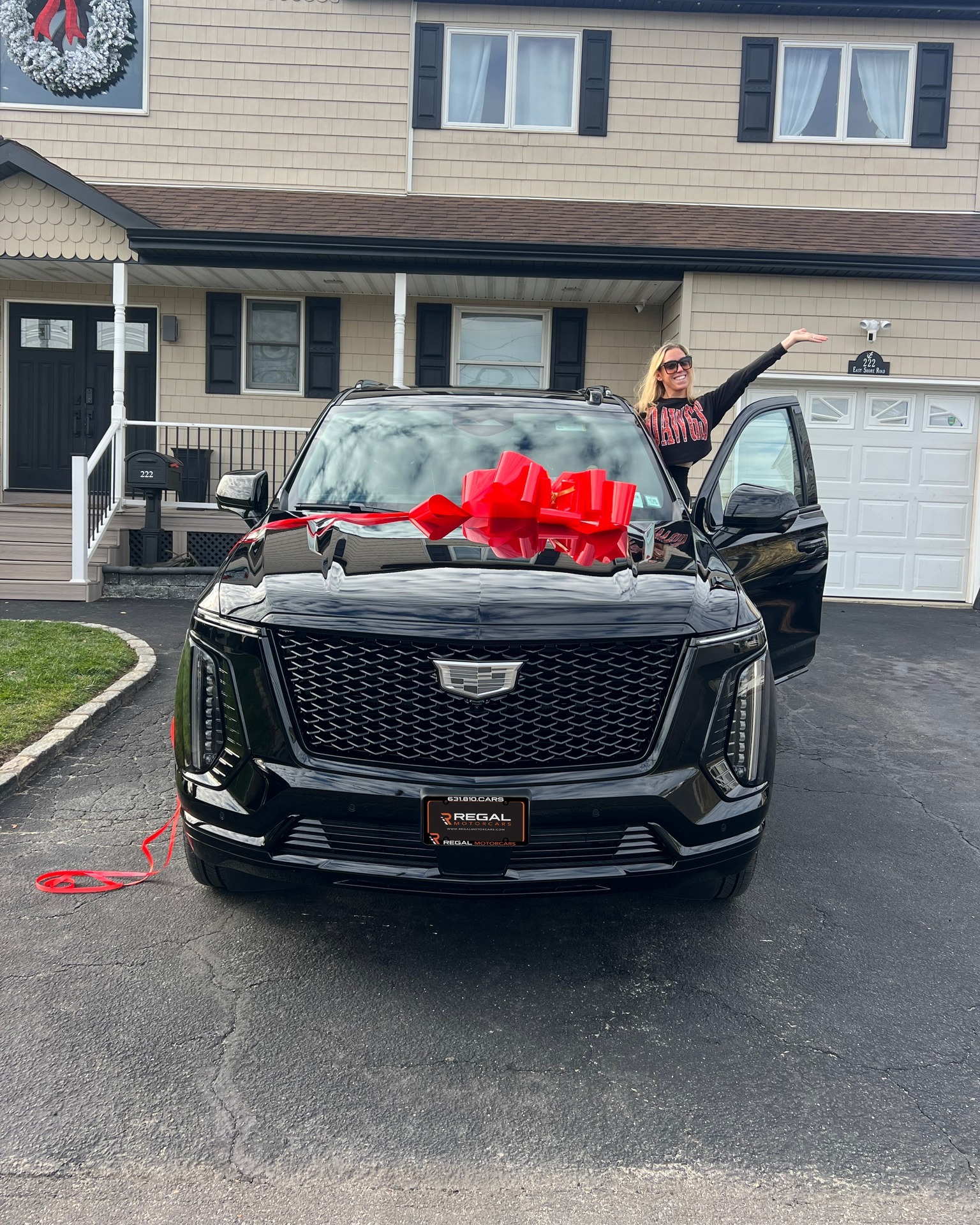 2026 Cadillac Escalade ESV leased through Regal Motorcars and delivered on Long Island