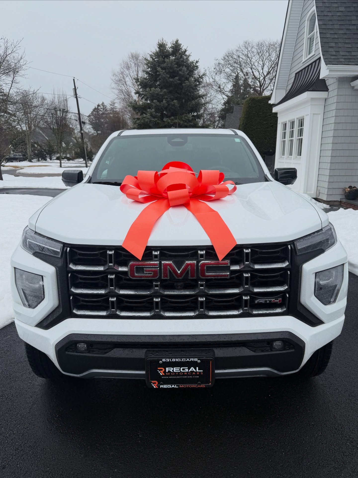 2026 GMC Canyon leased through Regal Motorcars and delivered on Long Island