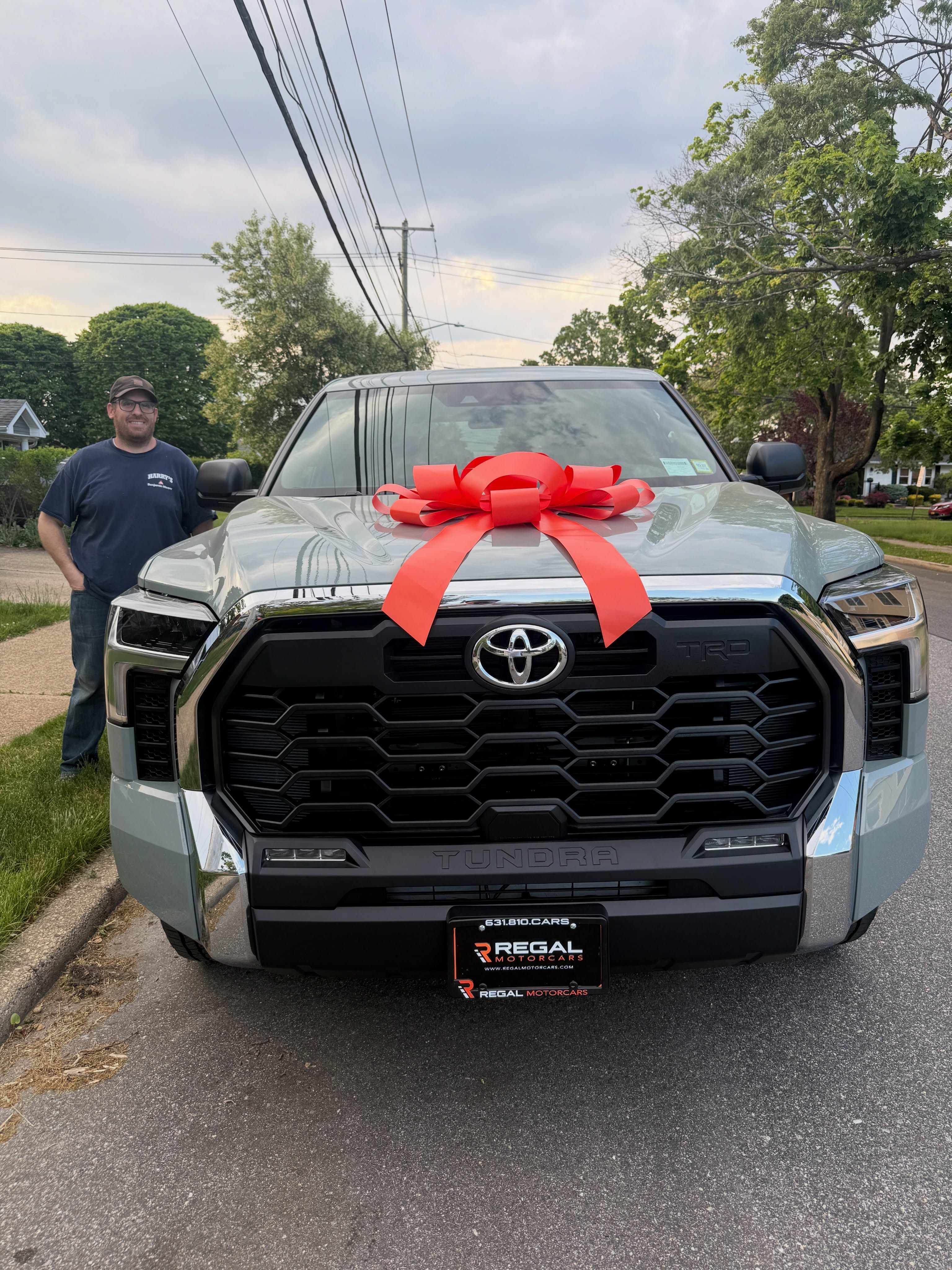 2026 Toyota Tundra leased through Regal Motorcars and delivered on Long Island