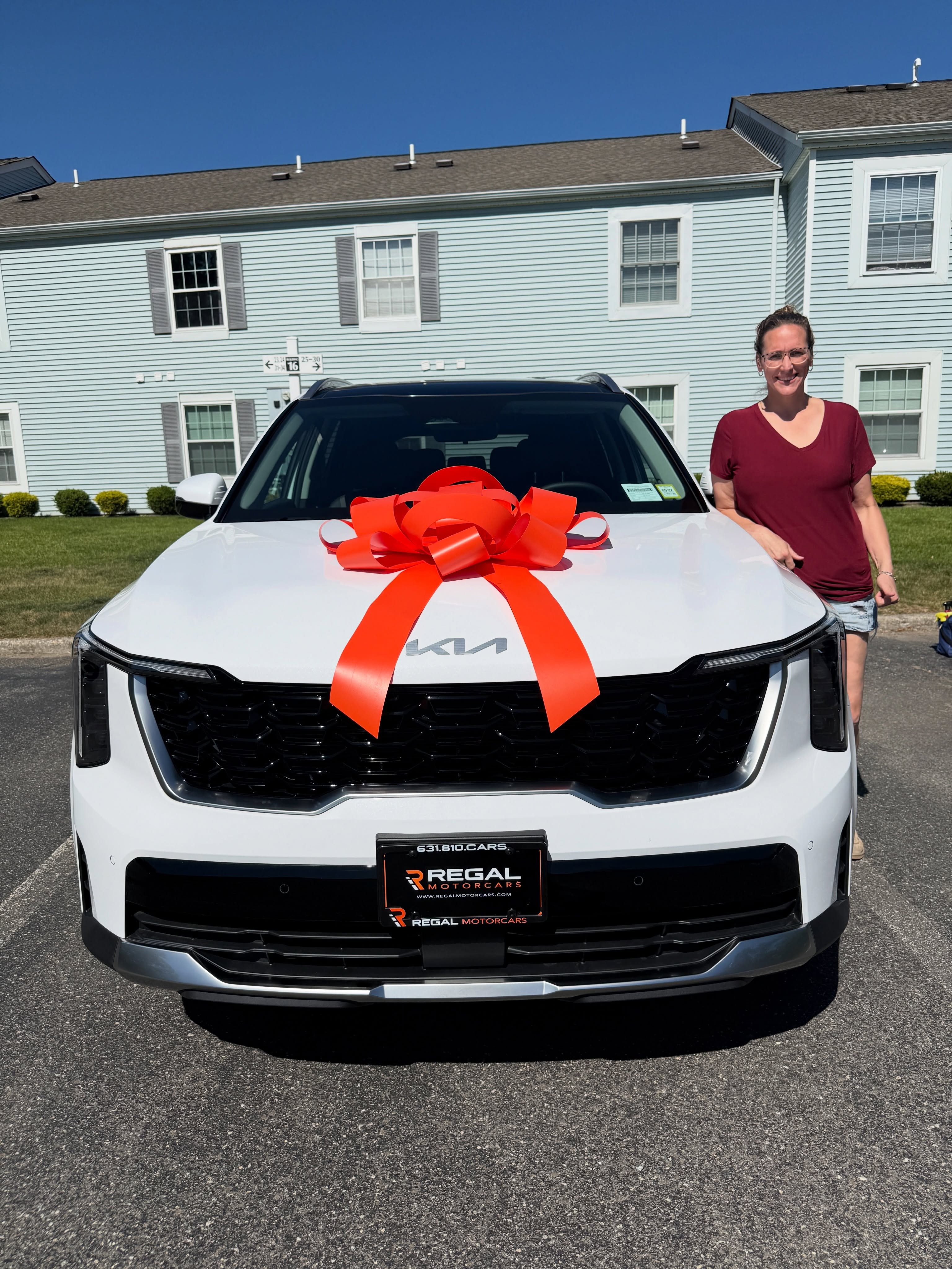 2026 Kia Sorento leased through Regal Motorcars and delivered on Long Island