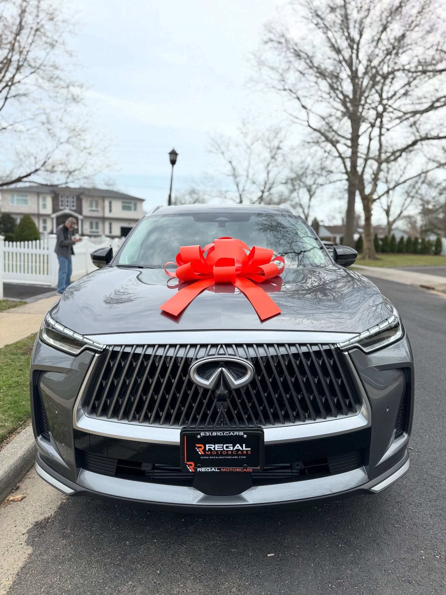 2026 INFINITI QX60 leased through Regal Motorcars and delivered on Long Island