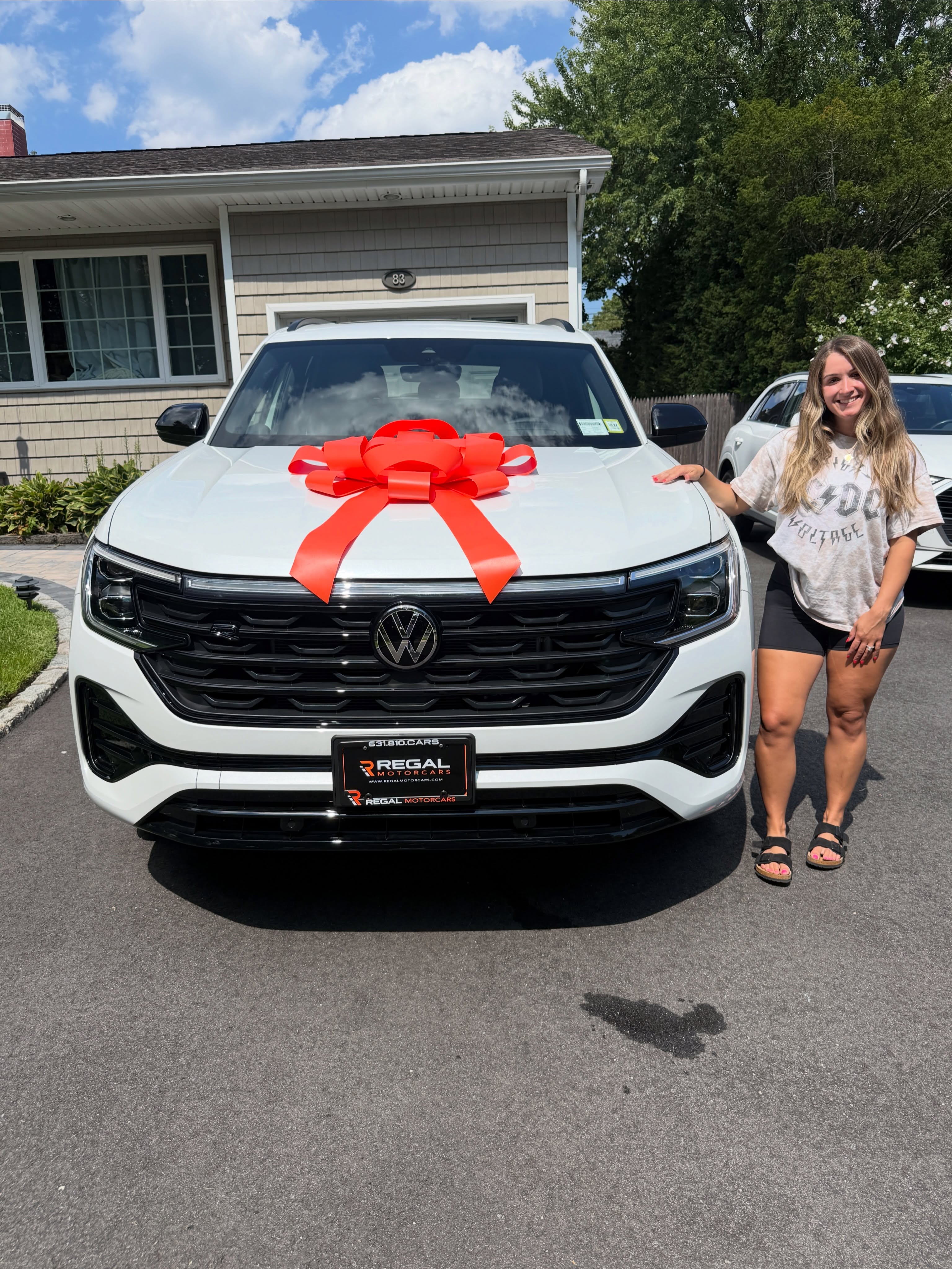 2026 Volkswagen Atlas Cross Sport leased through Regal Motorcars and delivered on Long Island