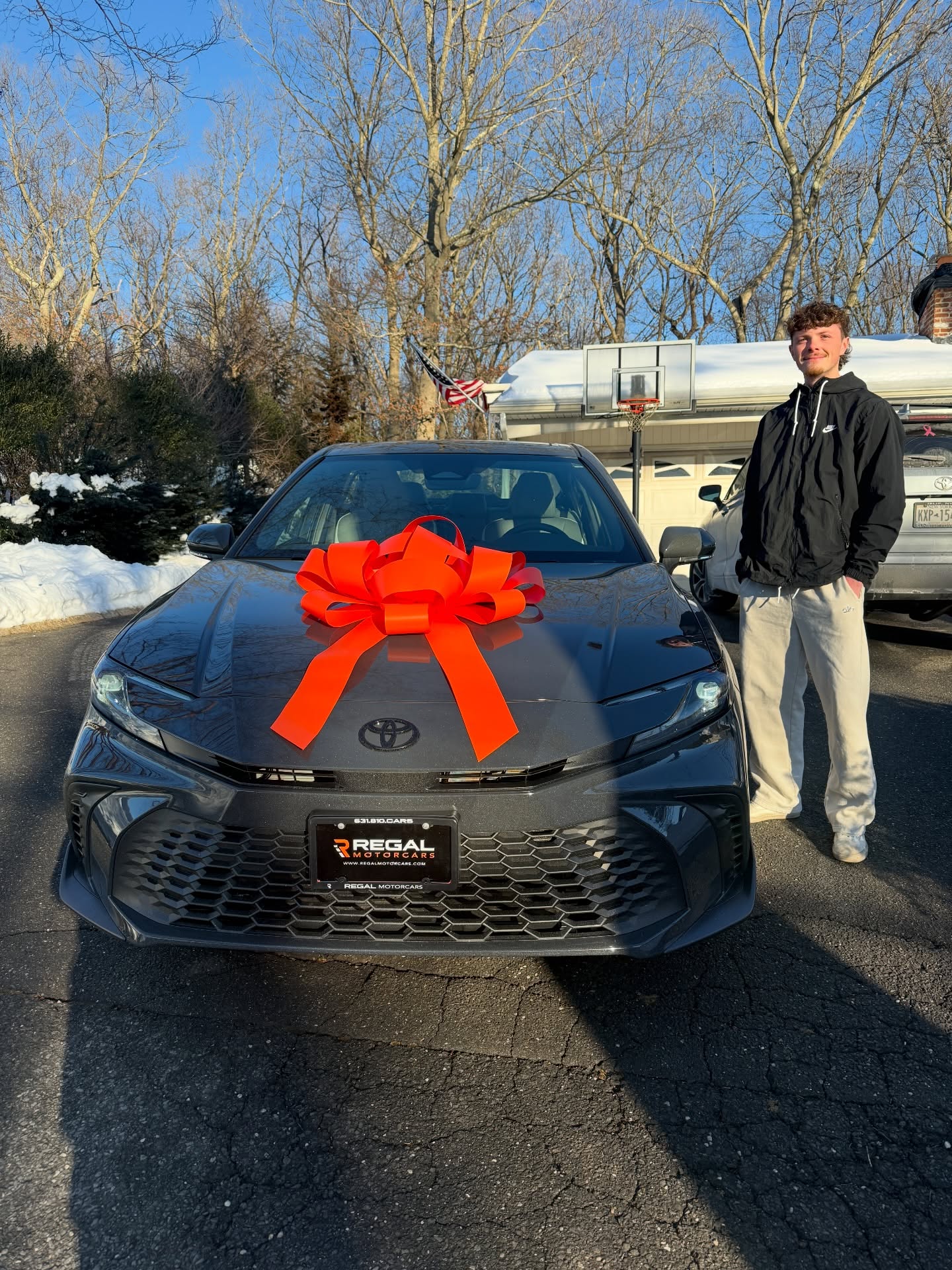 2026 Toyota Camry leased through Regal Motorcars and delivered on Long Island