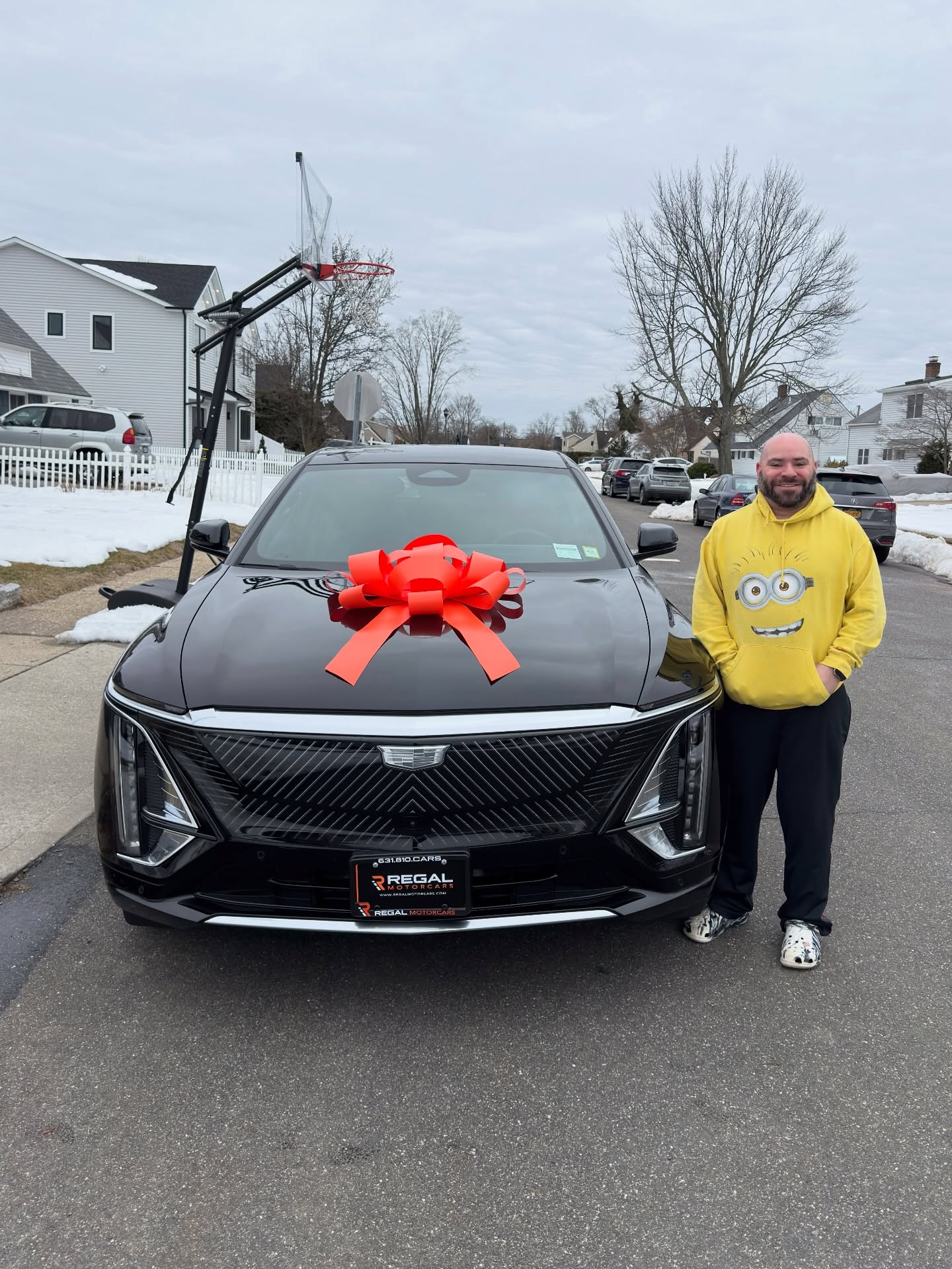 2026 Cadillac LYRIQ leased through Regal Motorcars and delivered on Long Island
