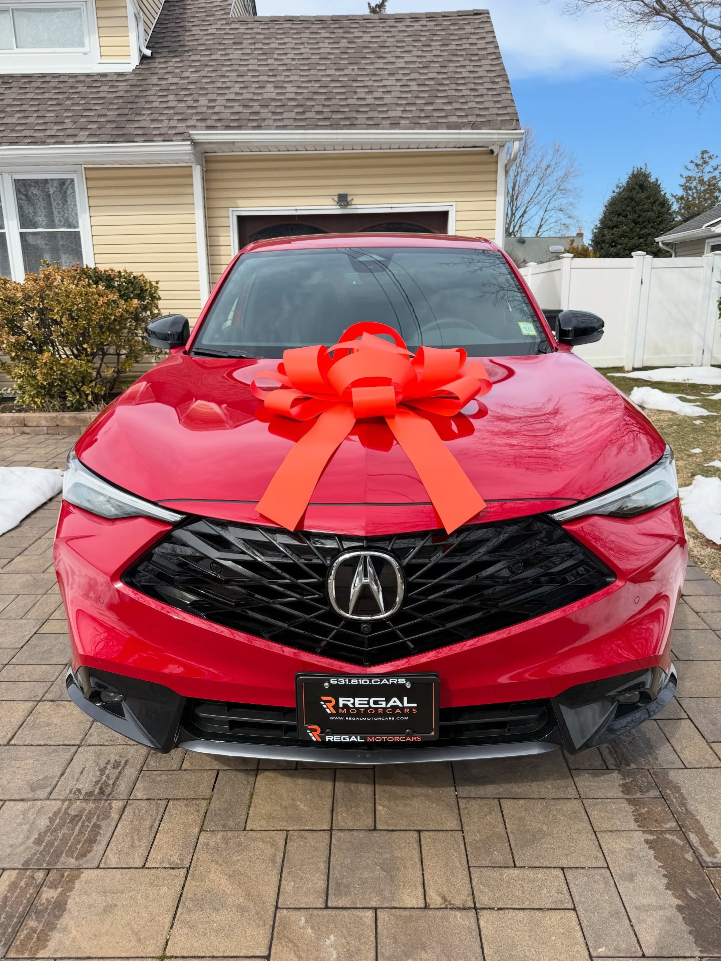 2026 Acura ADX leased through Regal Motorcars and delivered on Long Island