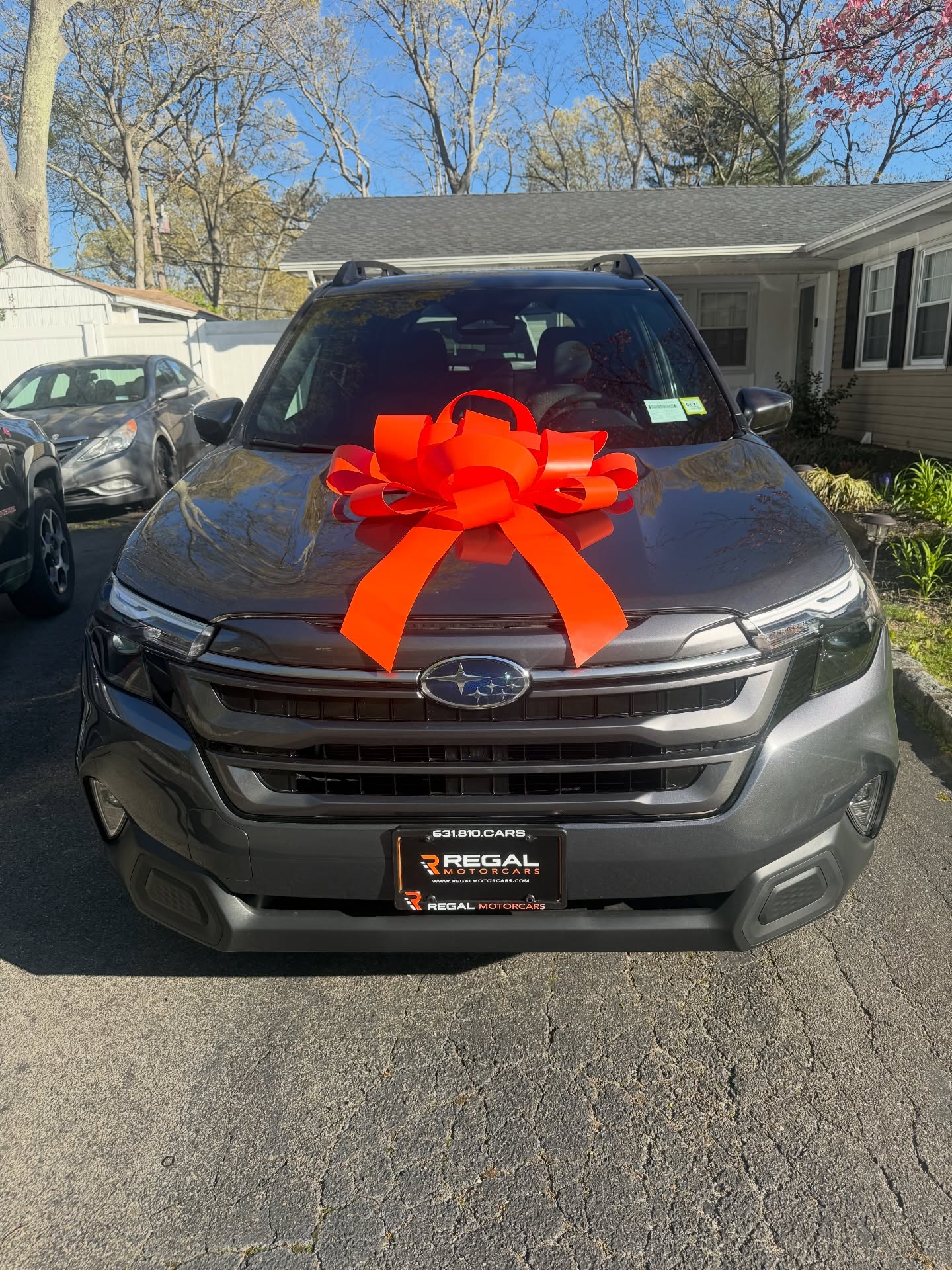 2026 Subaru Forester leased through Regal Motorcars and delivered on Long Island