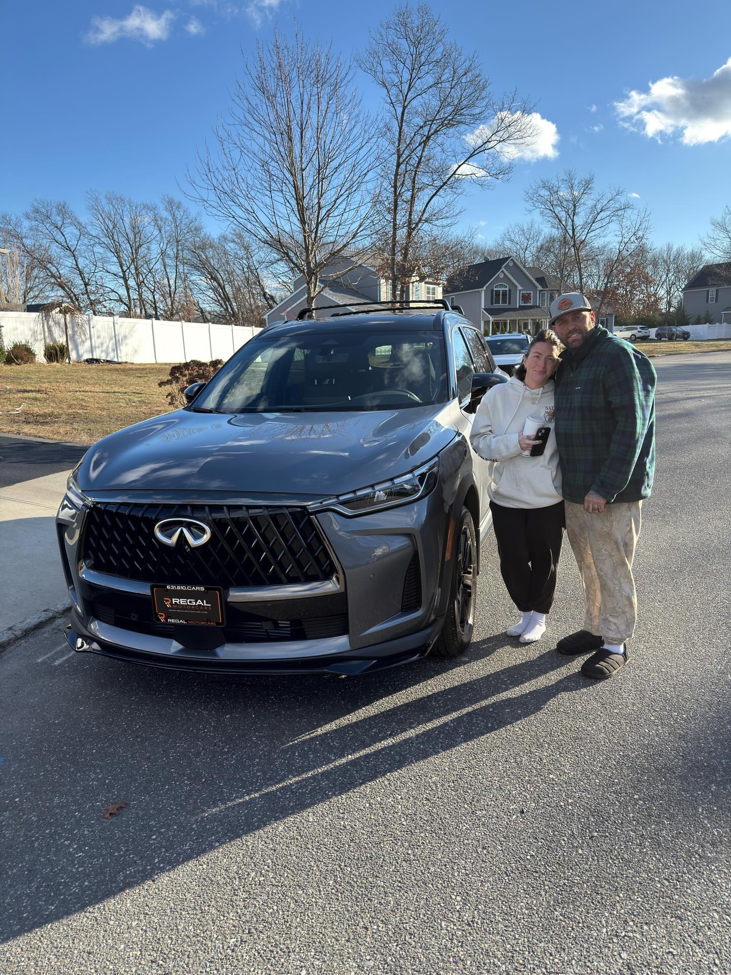 2026 INFINITI QX60 leased through Regal Motorcars and delivered on Long Island