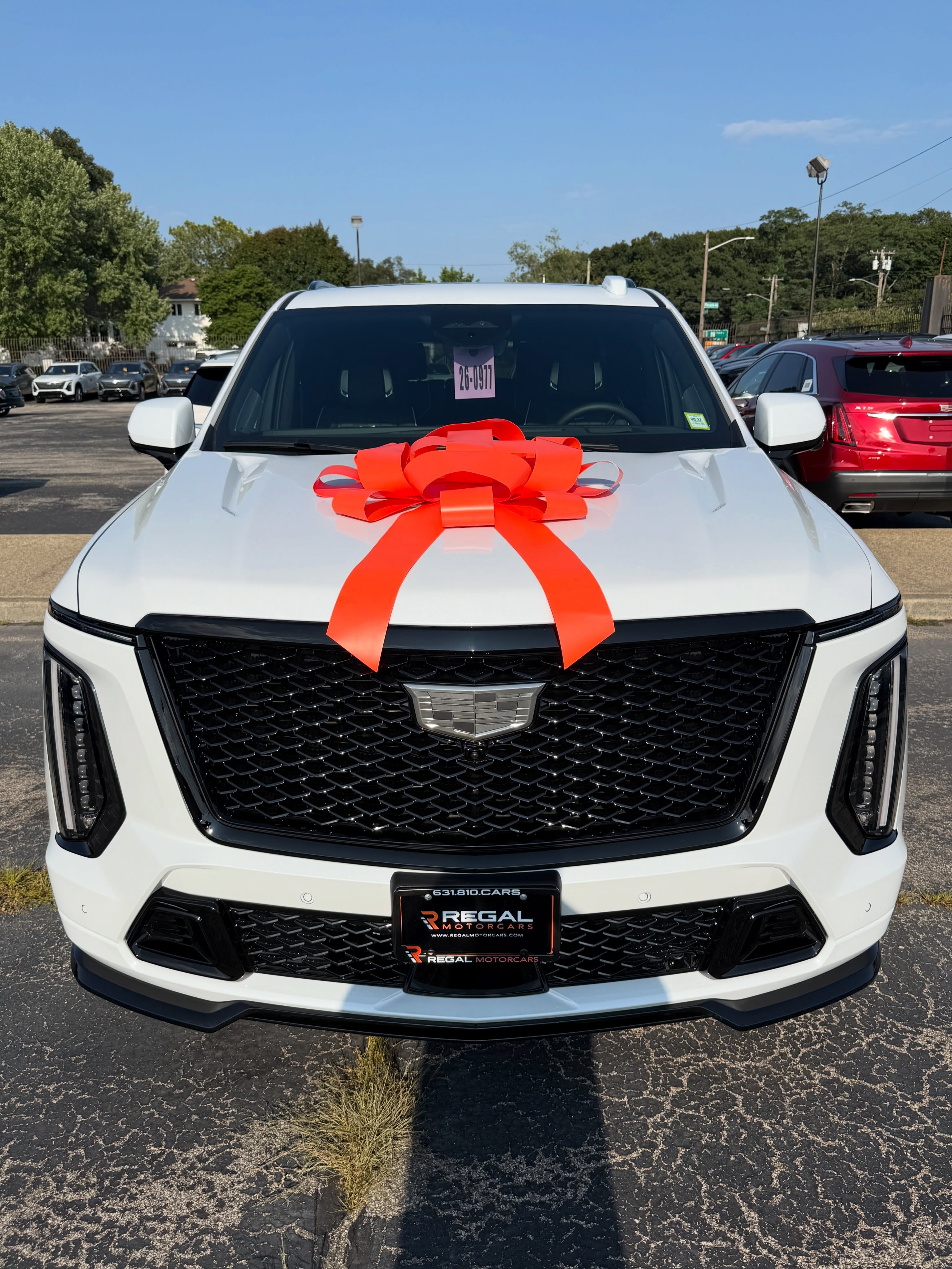 2026 Cadillac Escalade-V leased through Regal Motorcars and delivered on Long Island