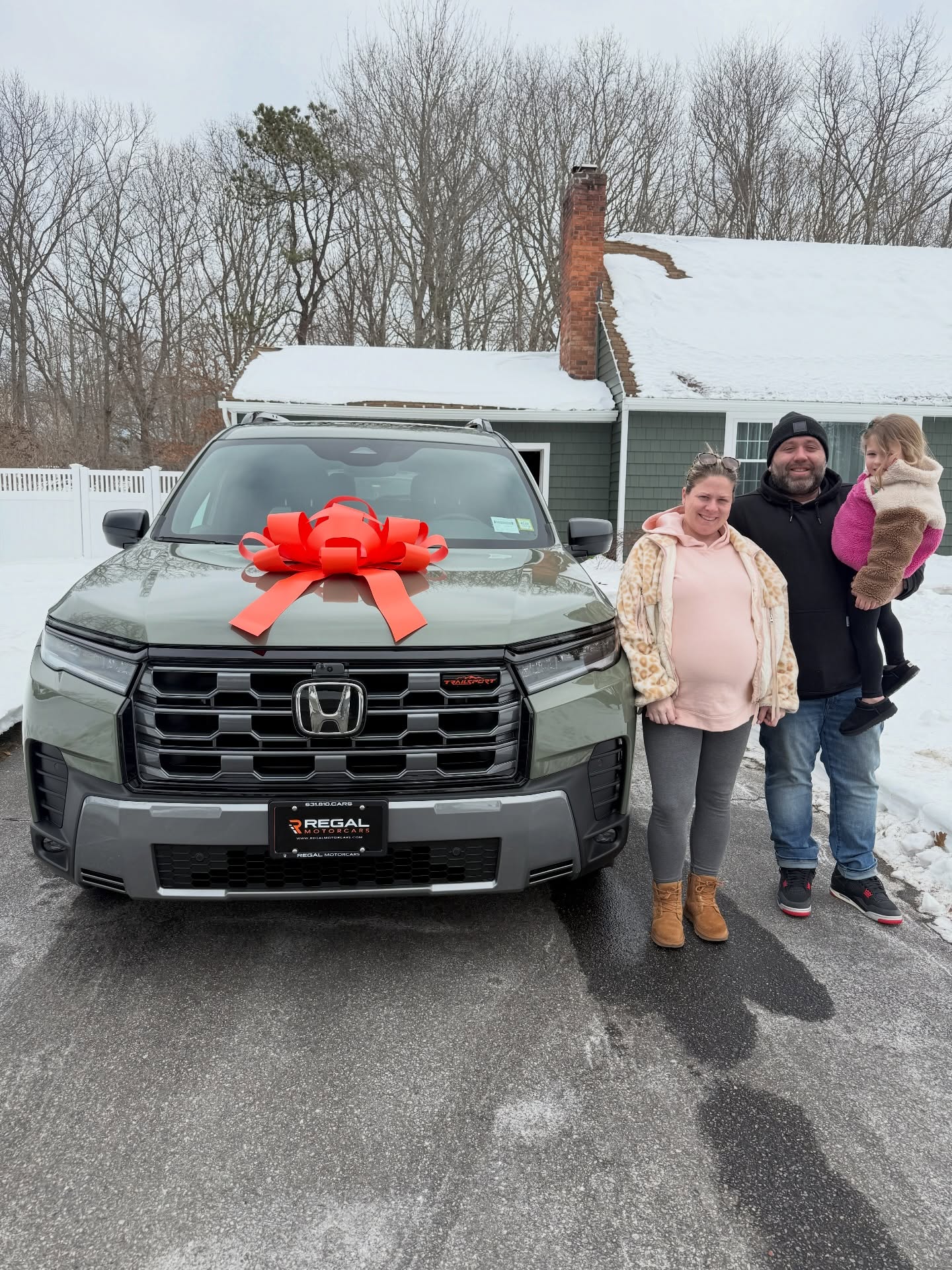2026 Honda Pilot leased through Regal Motorcars and delivered on Long Island