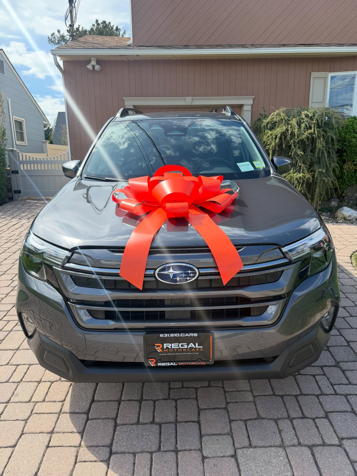 2026 Subaru Forester leased through Regal Motorcars and delivered on Long Island
