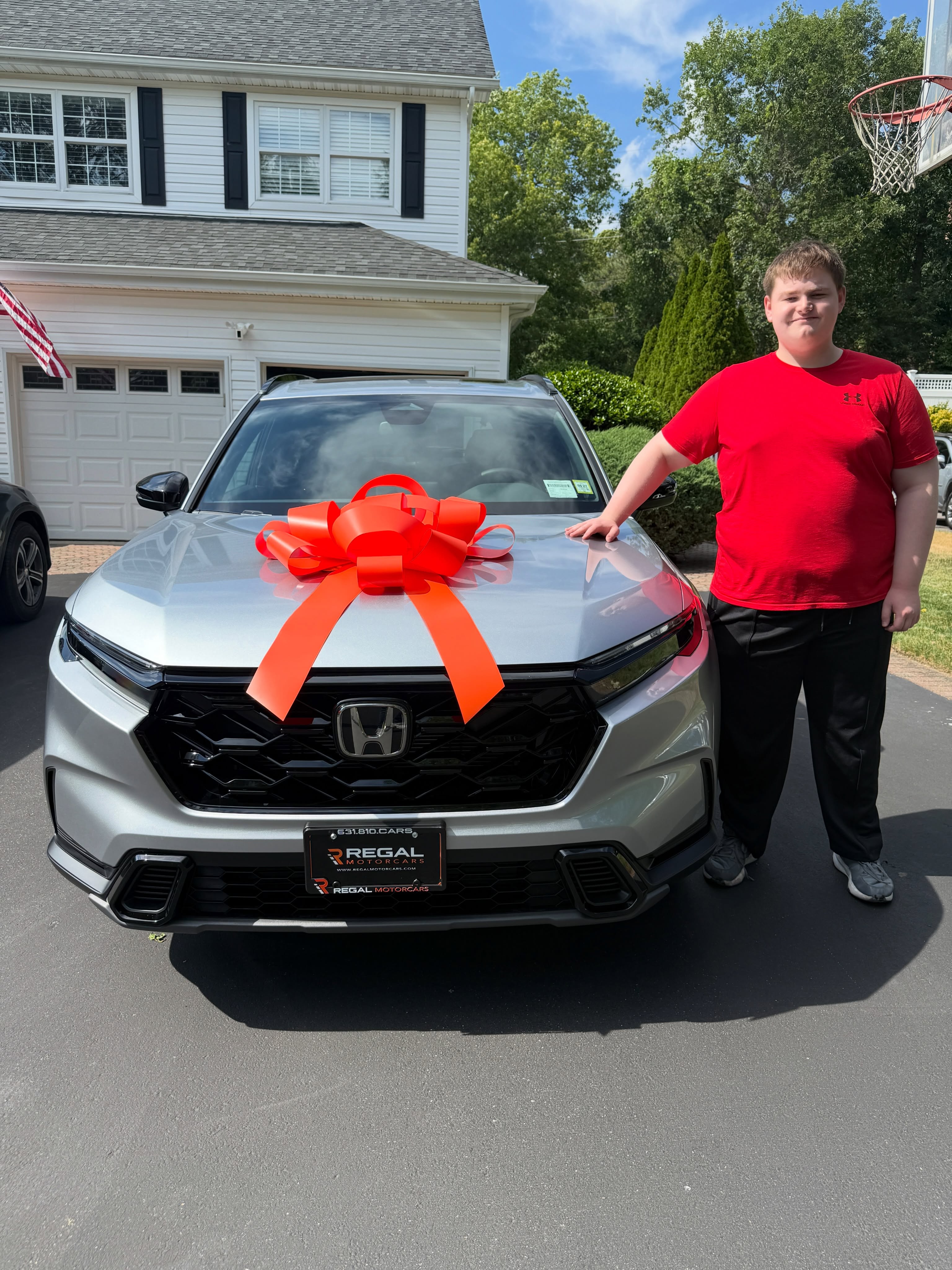 2026 Honda CR-V leased through Regal Motorcars and delivered on Long Island