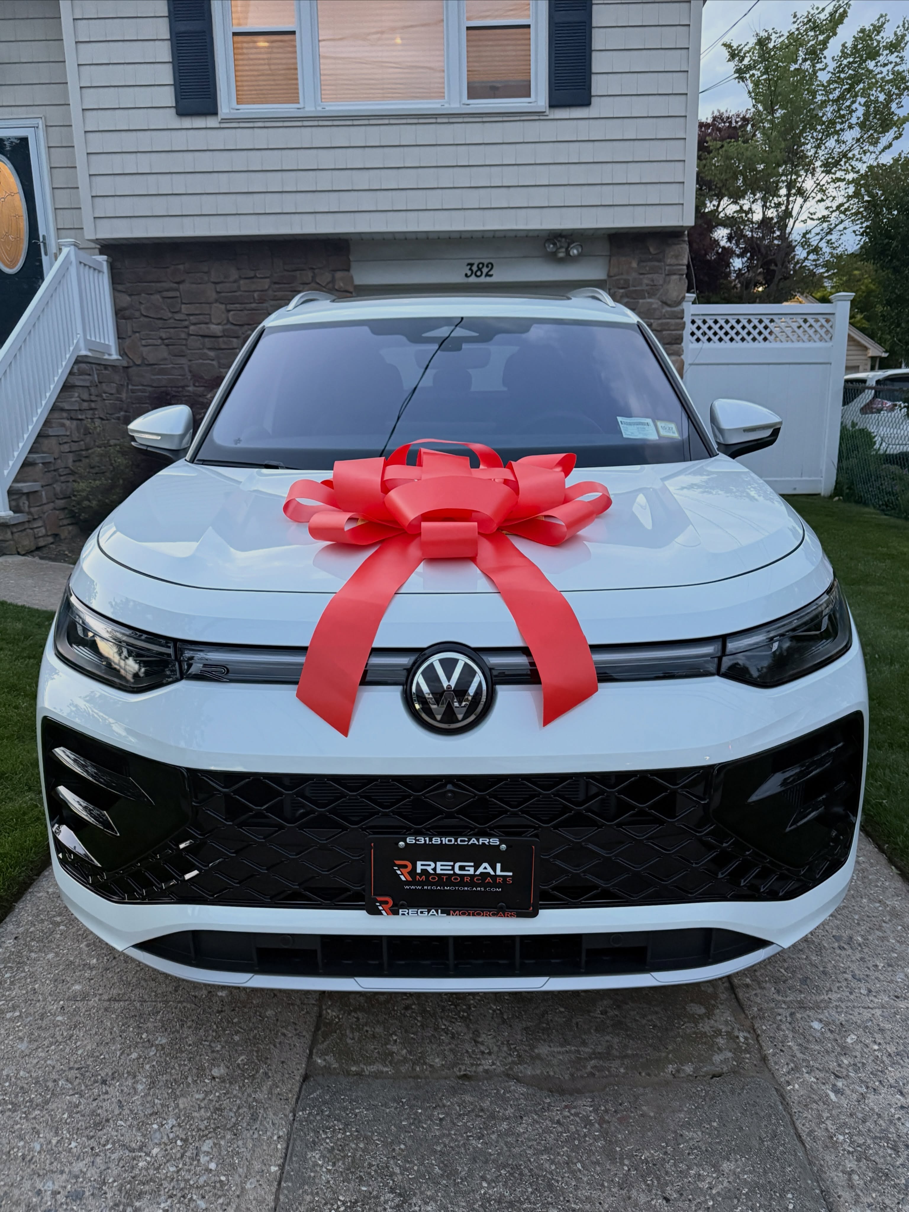 2026 Volkswagen Tiguan leased through Regal Motorcars and delivered on Long Island