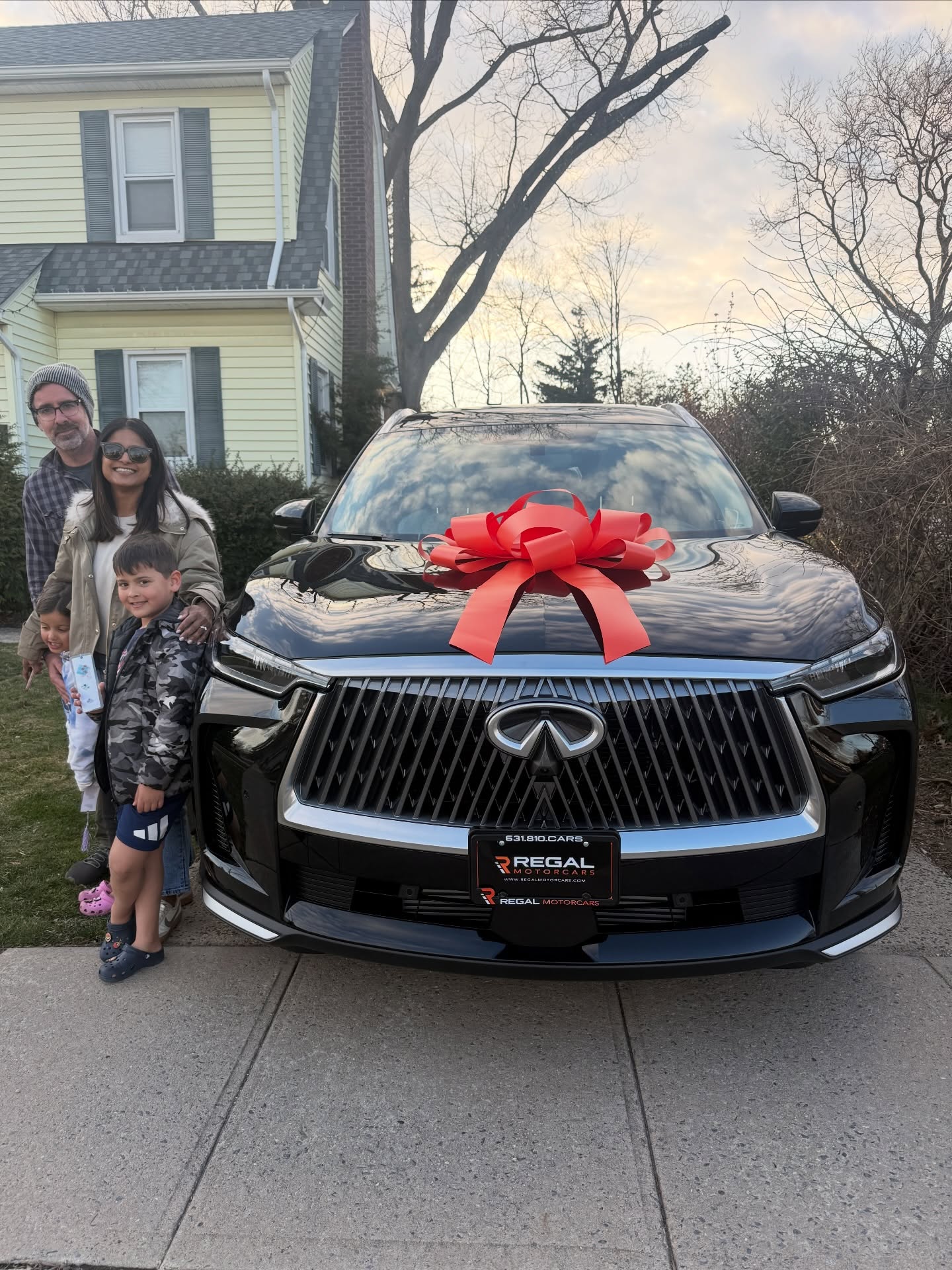2026 INFINITI QX60 leased through Regal Motorcars and delivered on Long Island