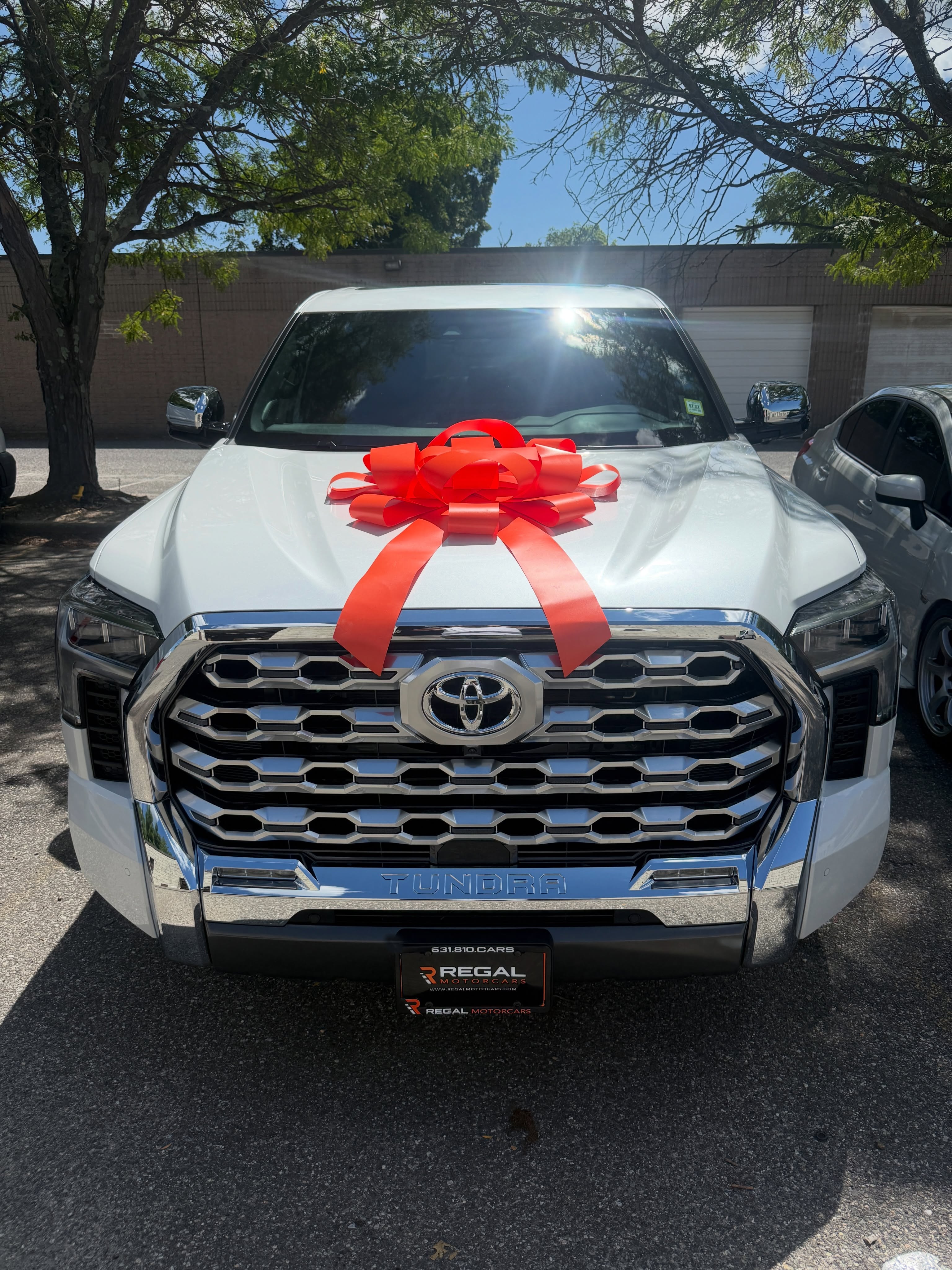 2026 Toyota Tundra leased through Regal Motorcars and delivered on Long Island