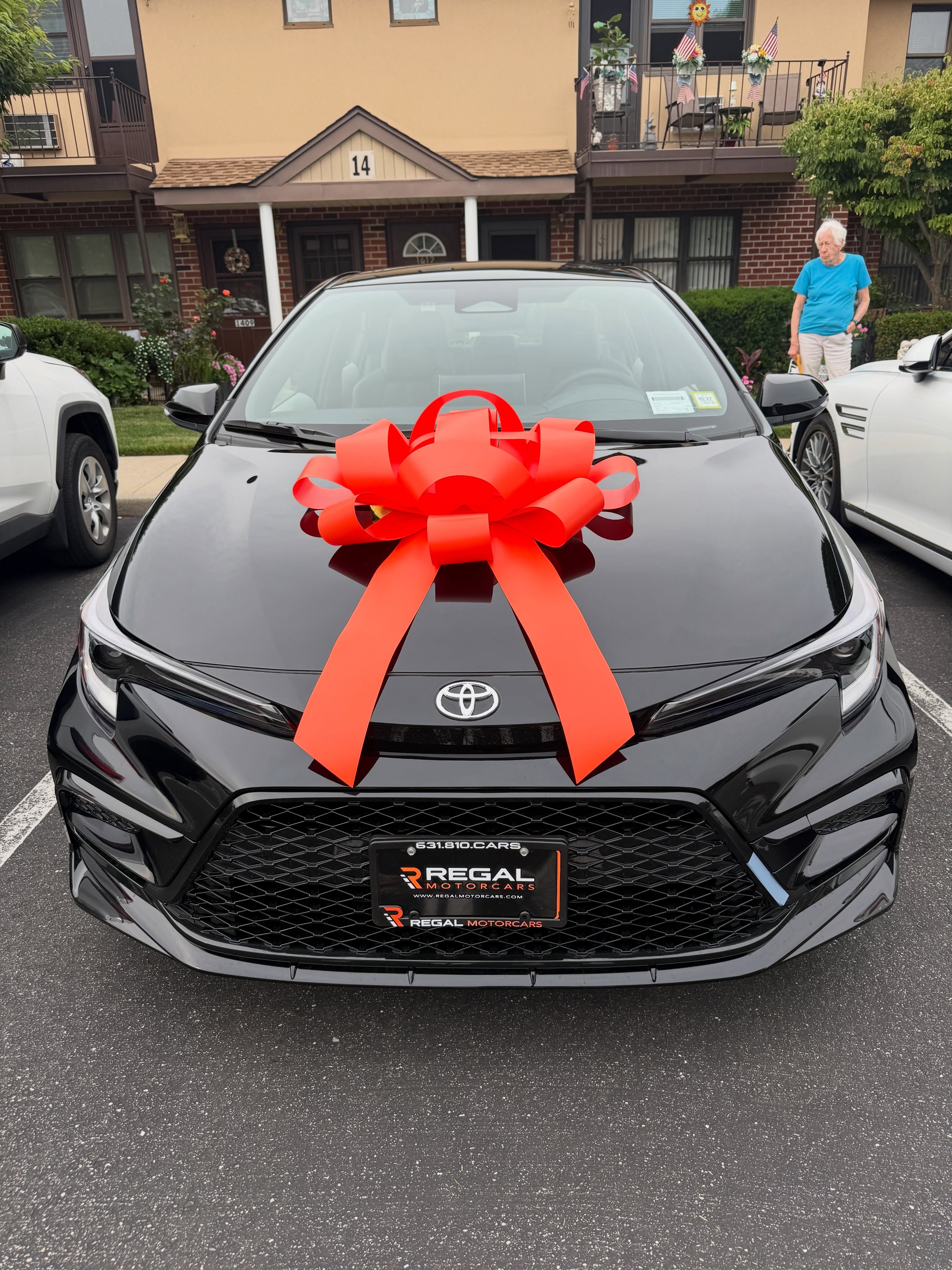 2026 Toyota Corolla leased through Regal Motorcars and delivered on Long Island