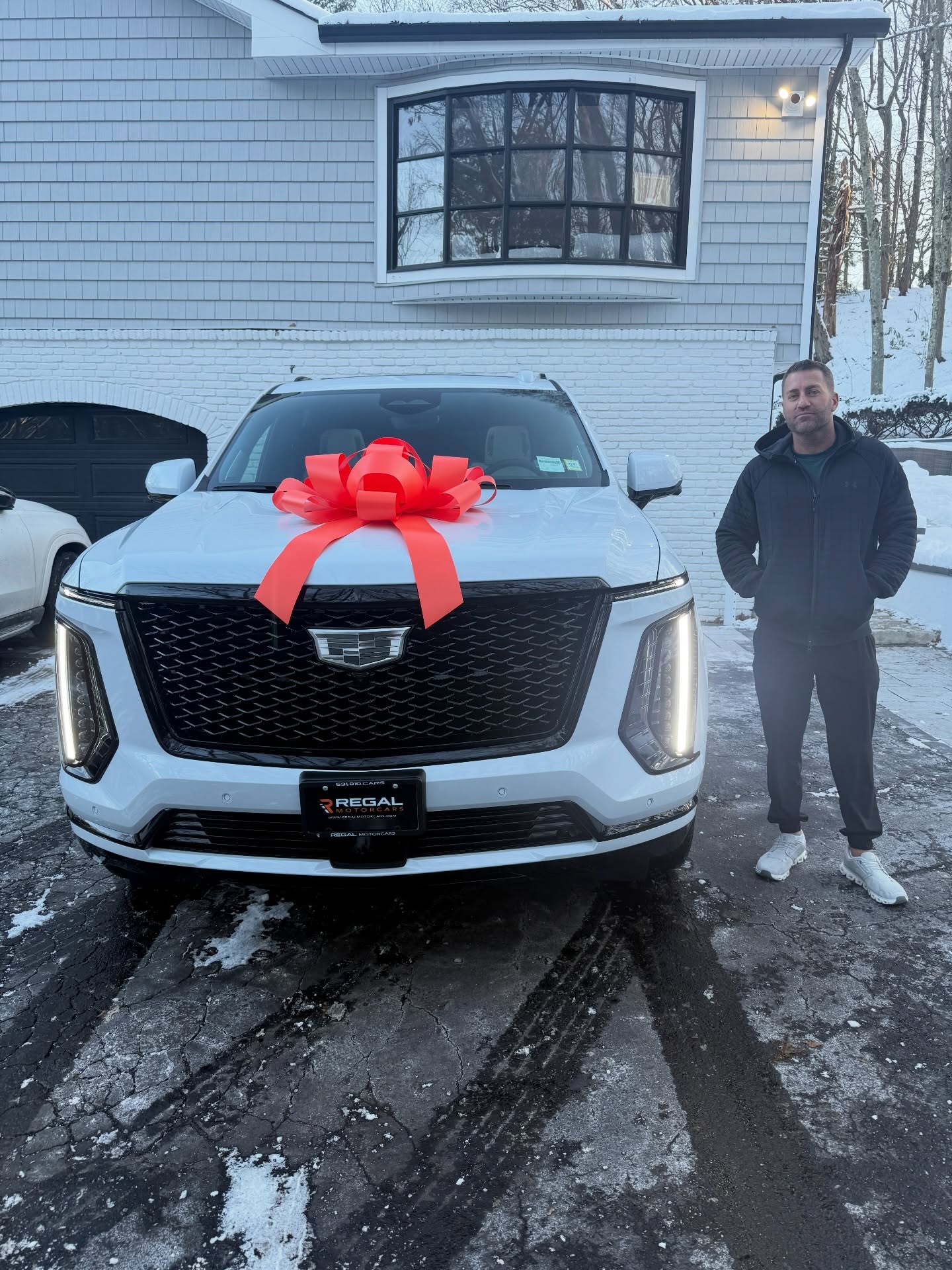 2026 Cadillac Escalade leased through Regal Motorcars and delivered on Long Island