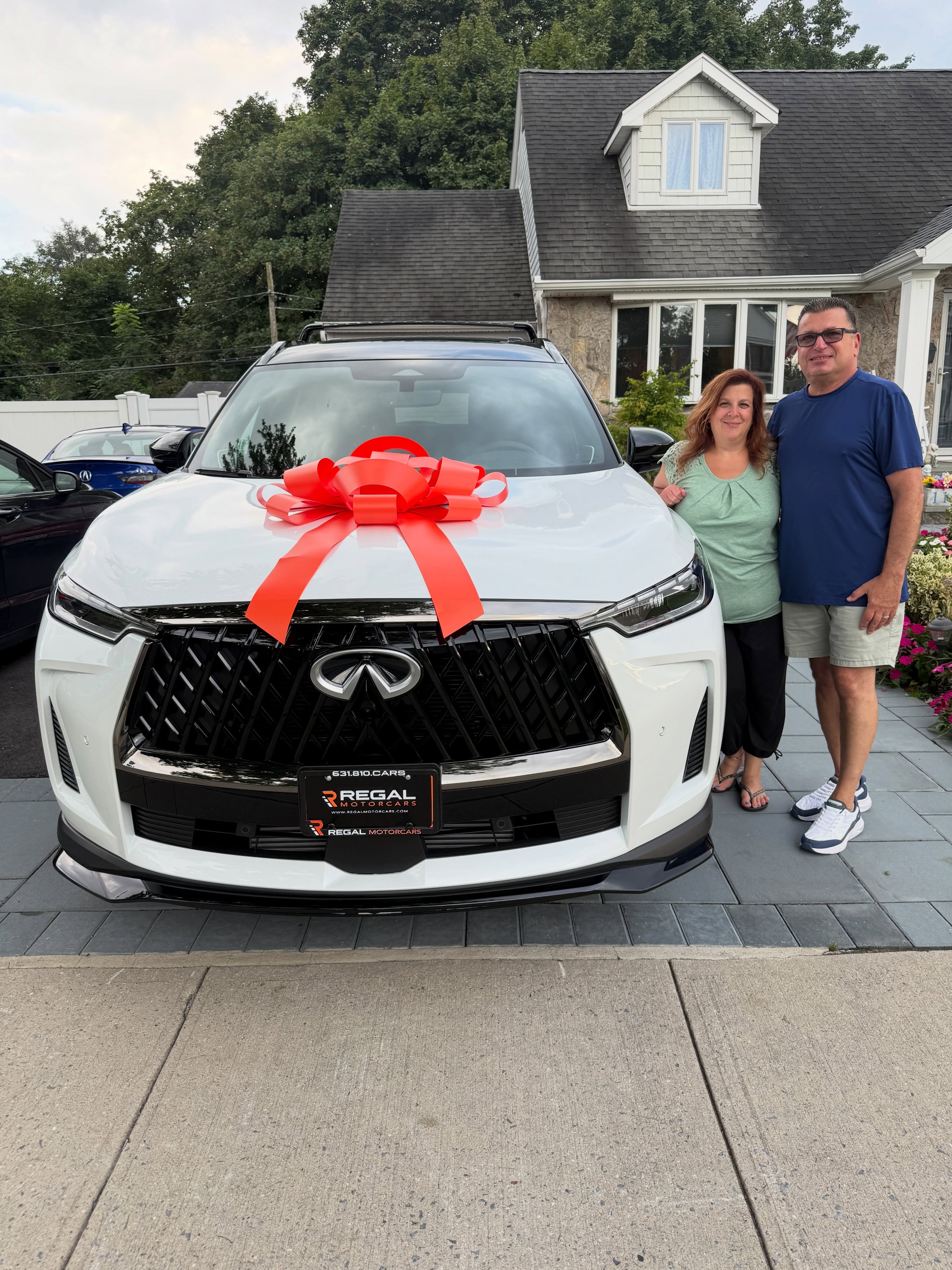 A vehicle leased through Regal Motorcars and delivered to the customer