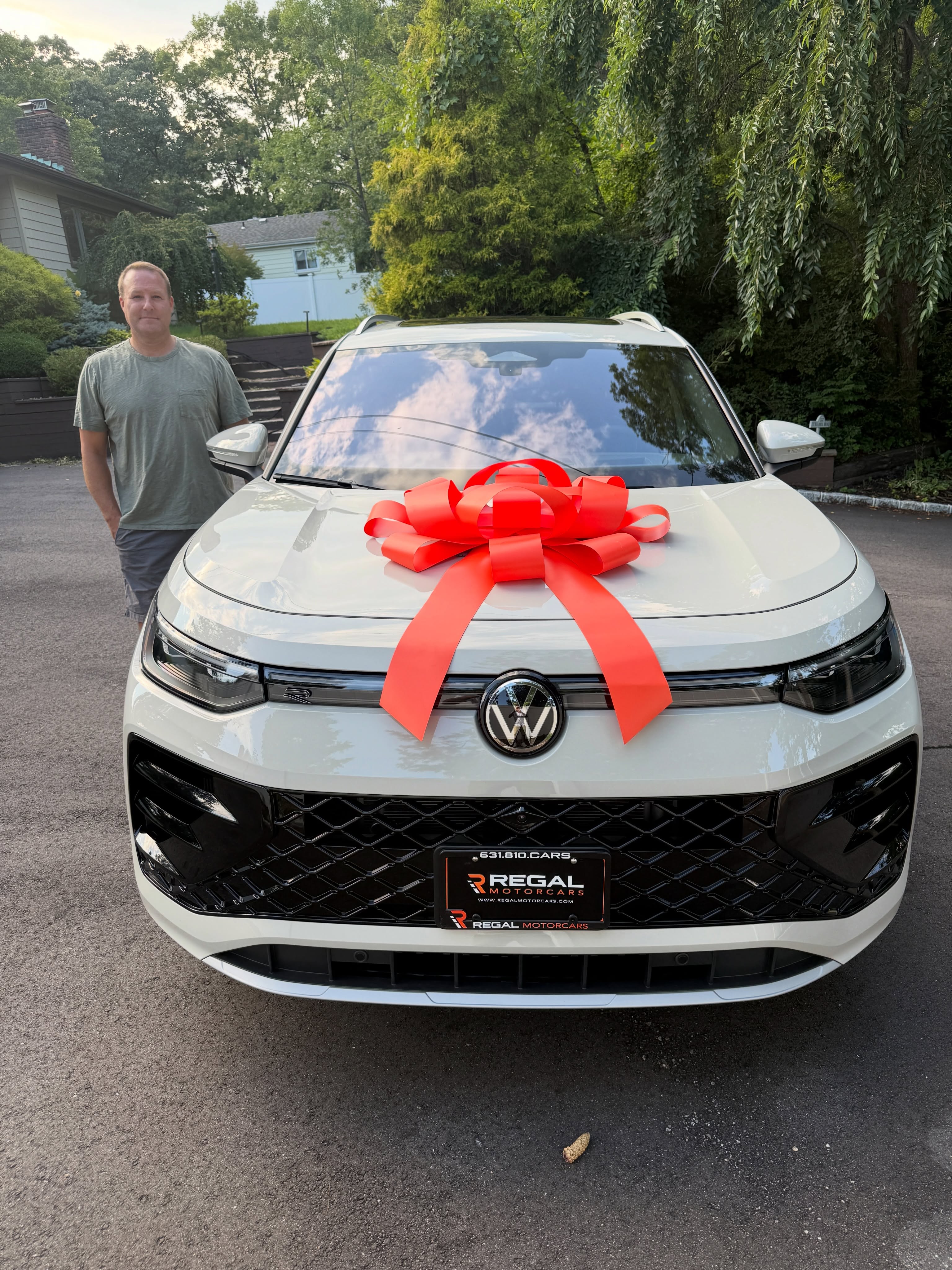2026 Volkswagen Tiguan leased through Regal Motorcars and delivered on Long Island