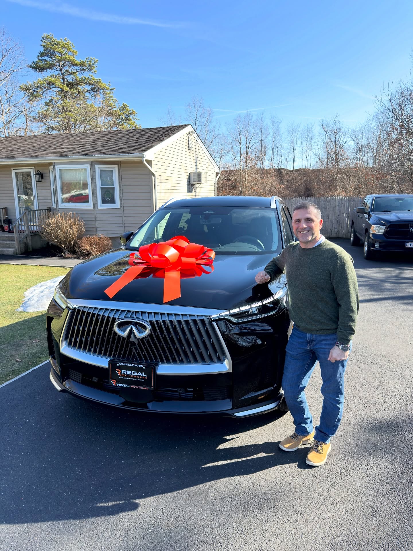 2026 INFINITI QX60 leased through Regal Motorcars and delivered on Long Island