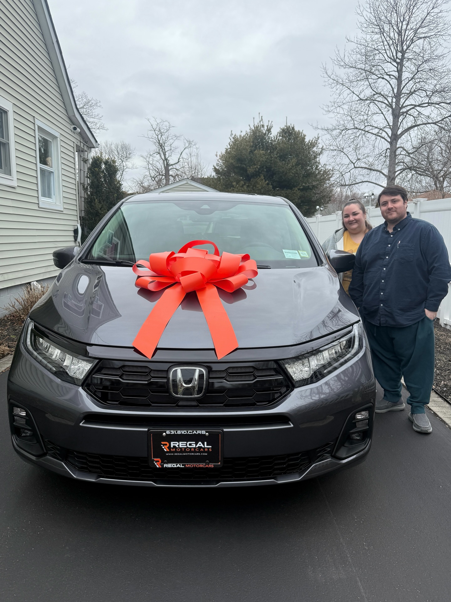2026 Honda Odyssey leased through Regal Motorcars and delivered on Long Island