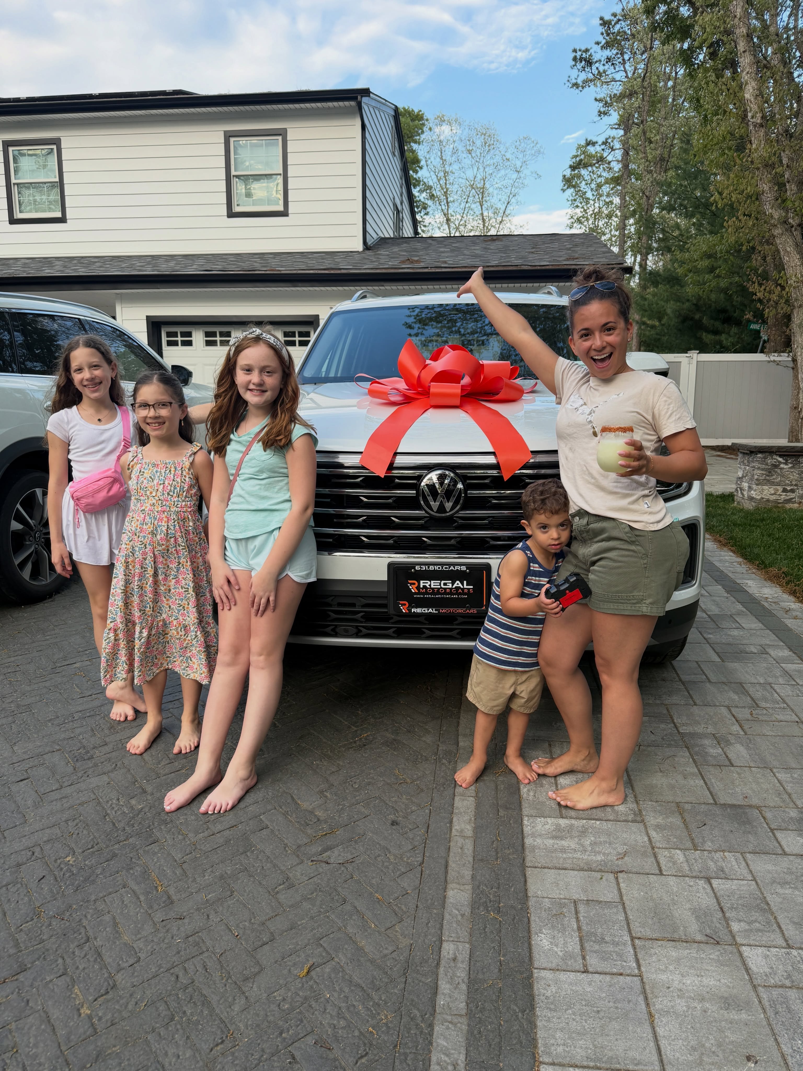 2026 Volkswagen Atlas leased through Regal Motorcars and delivered on Long Island