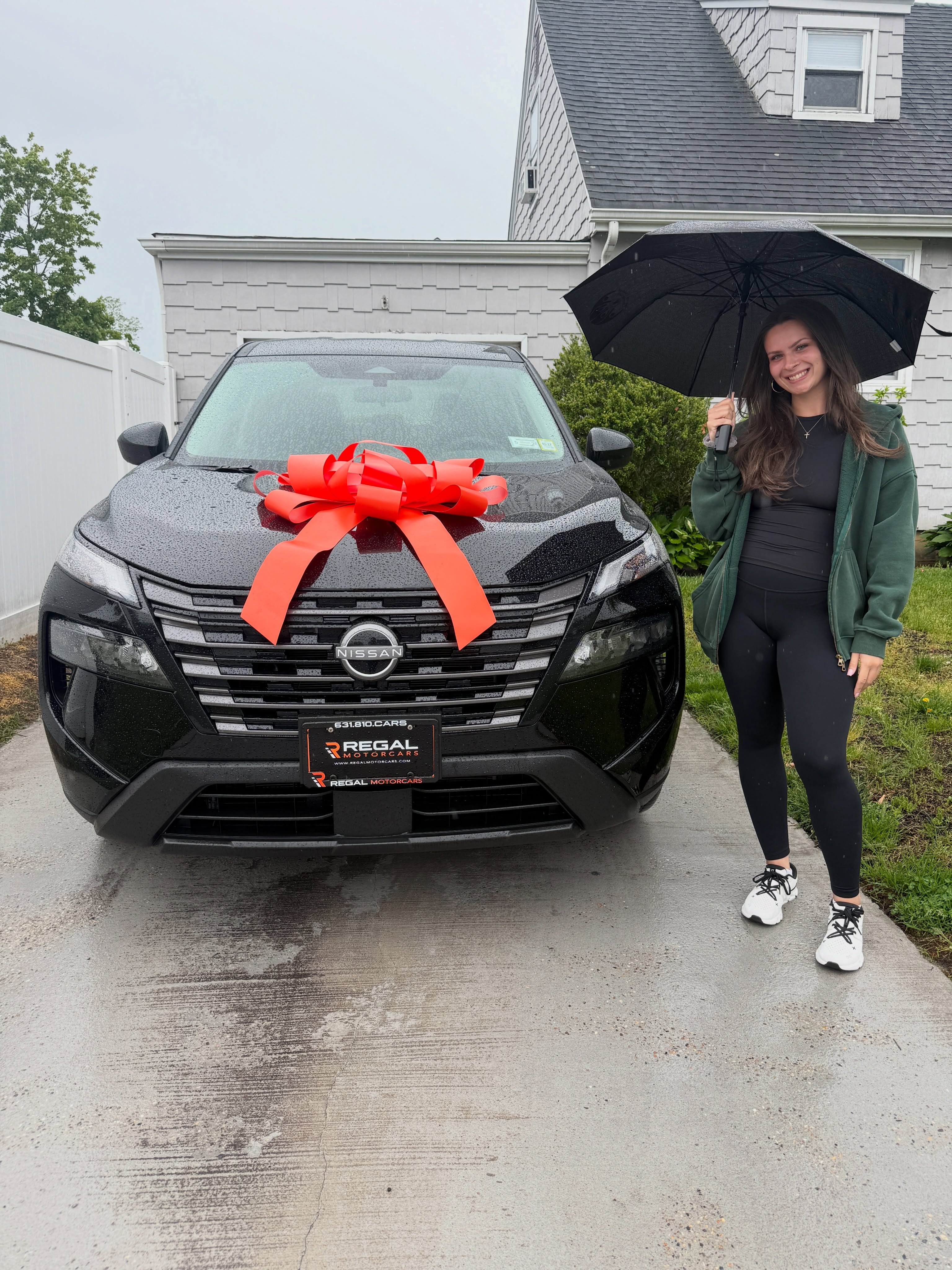 2026 Nissan Rogue leased through Regal Motorcars and delivered on Long Island