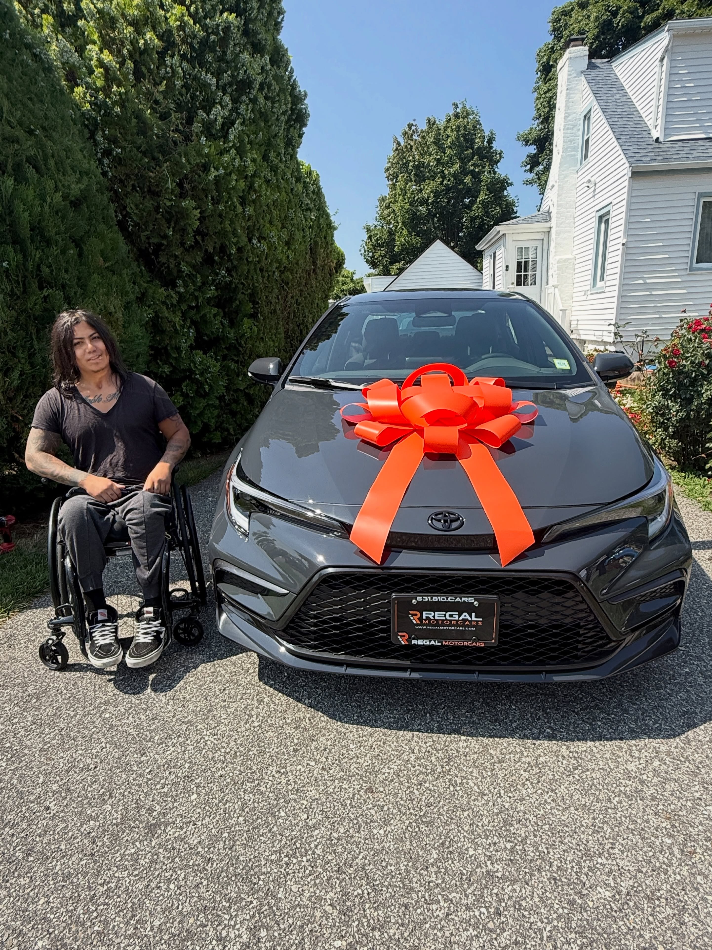 2026 Toyota Corolla leased through Regal Motorcars and delivered on Long Island